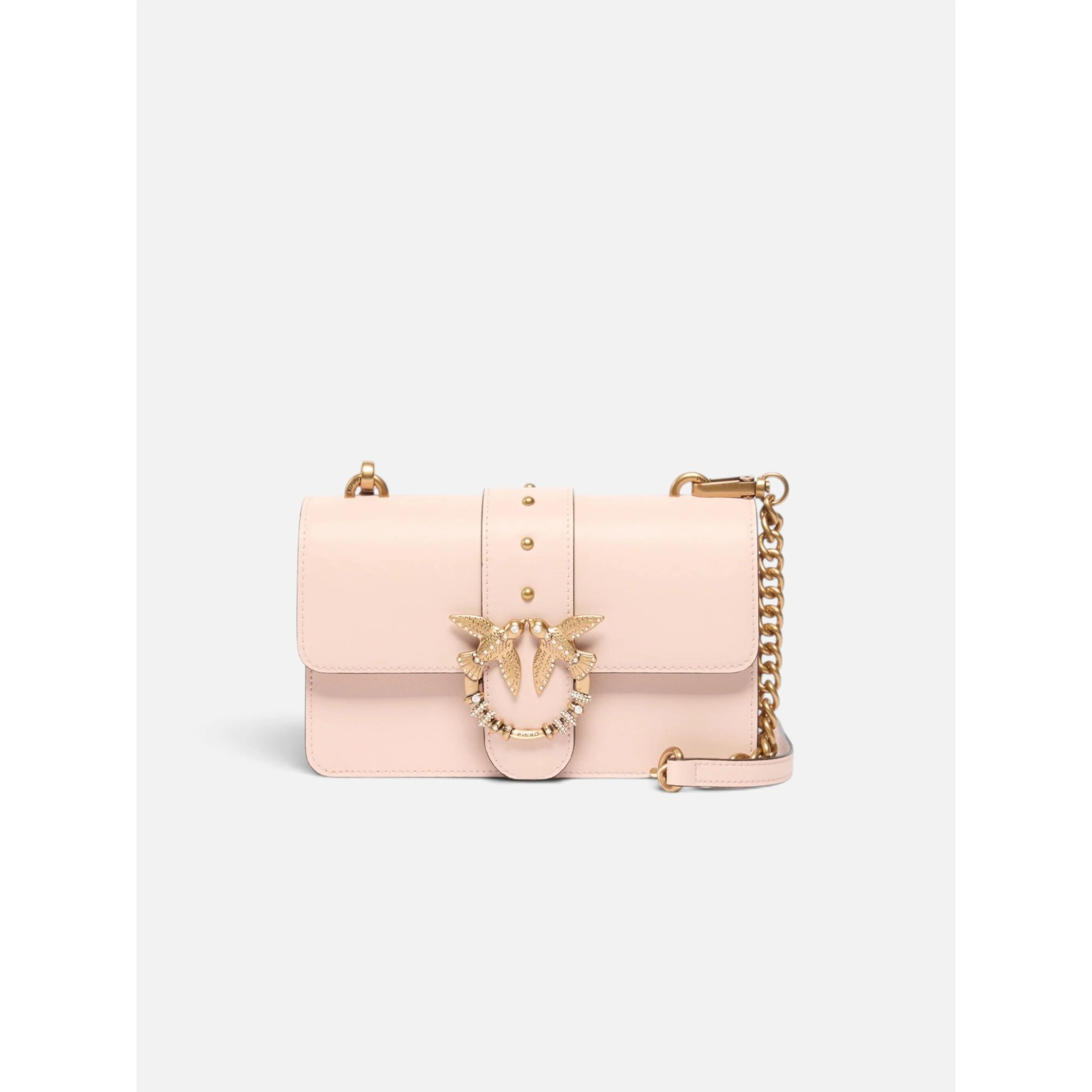 PINKO ONE MINI NEW BUCKLE handbag