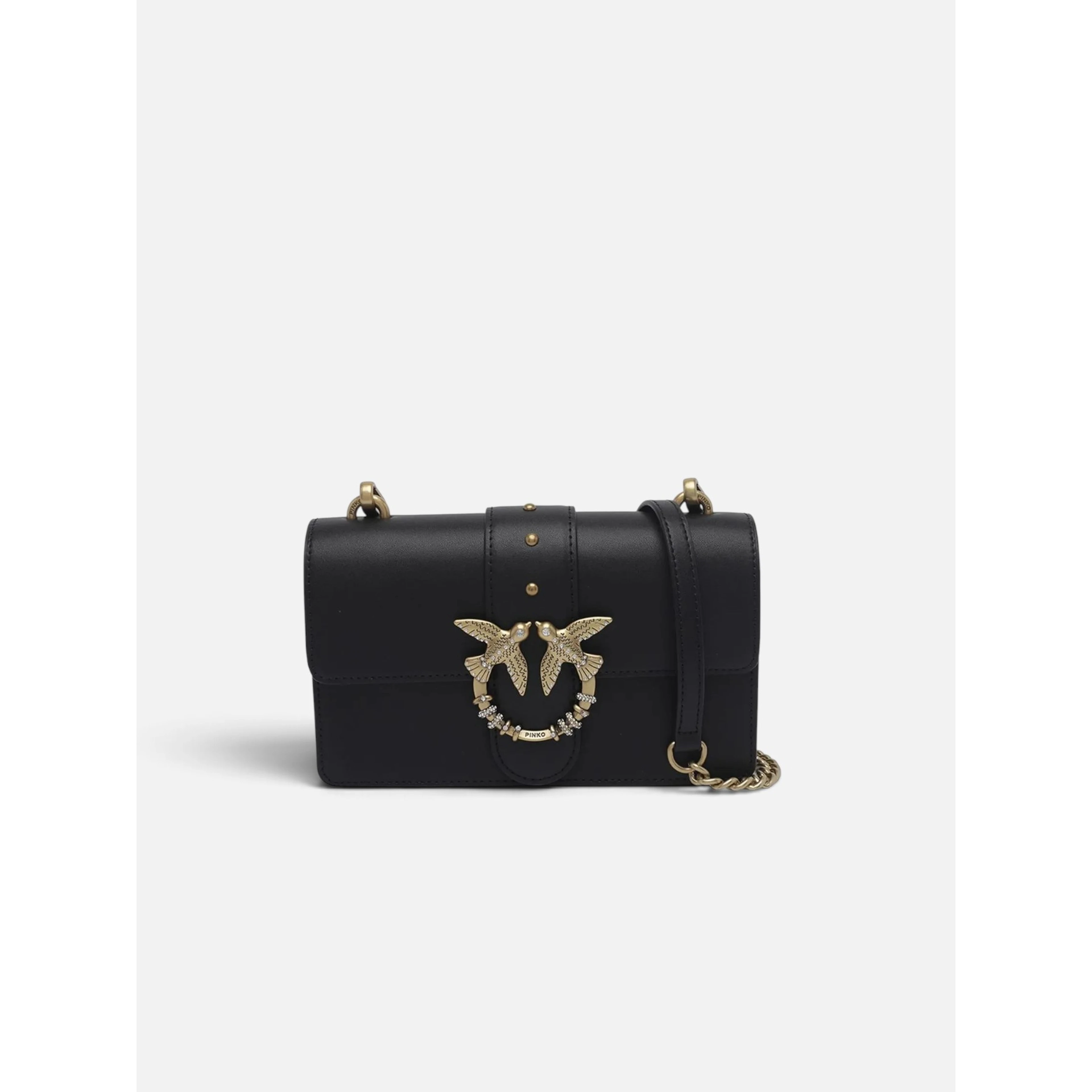 PINKO ONE MINI NEW BUCKLE handbag