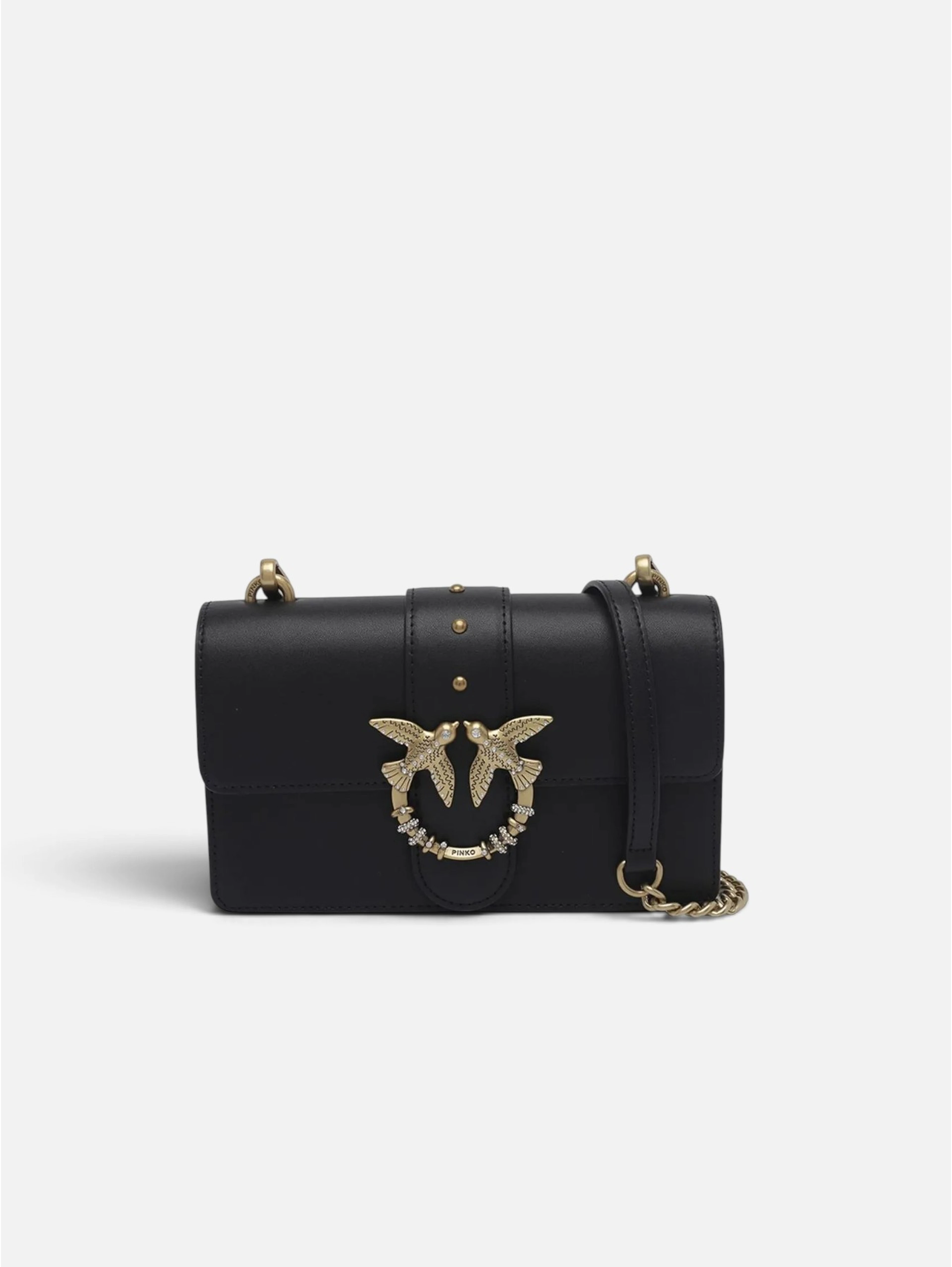 PINKO ONE MINI NEW BUCKLE handbag