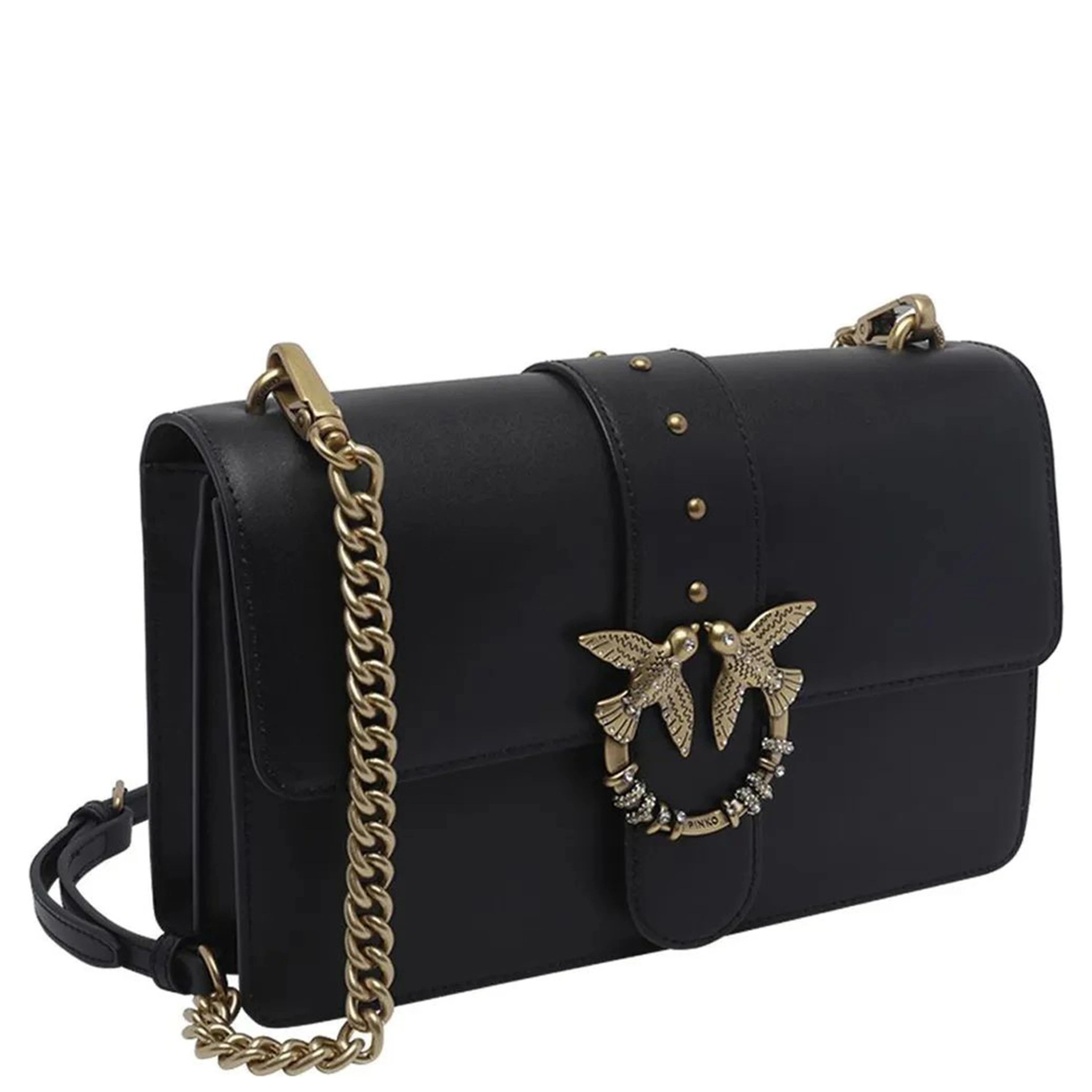 PINKO ONE CLASSIC NEW BUCKLE handbag