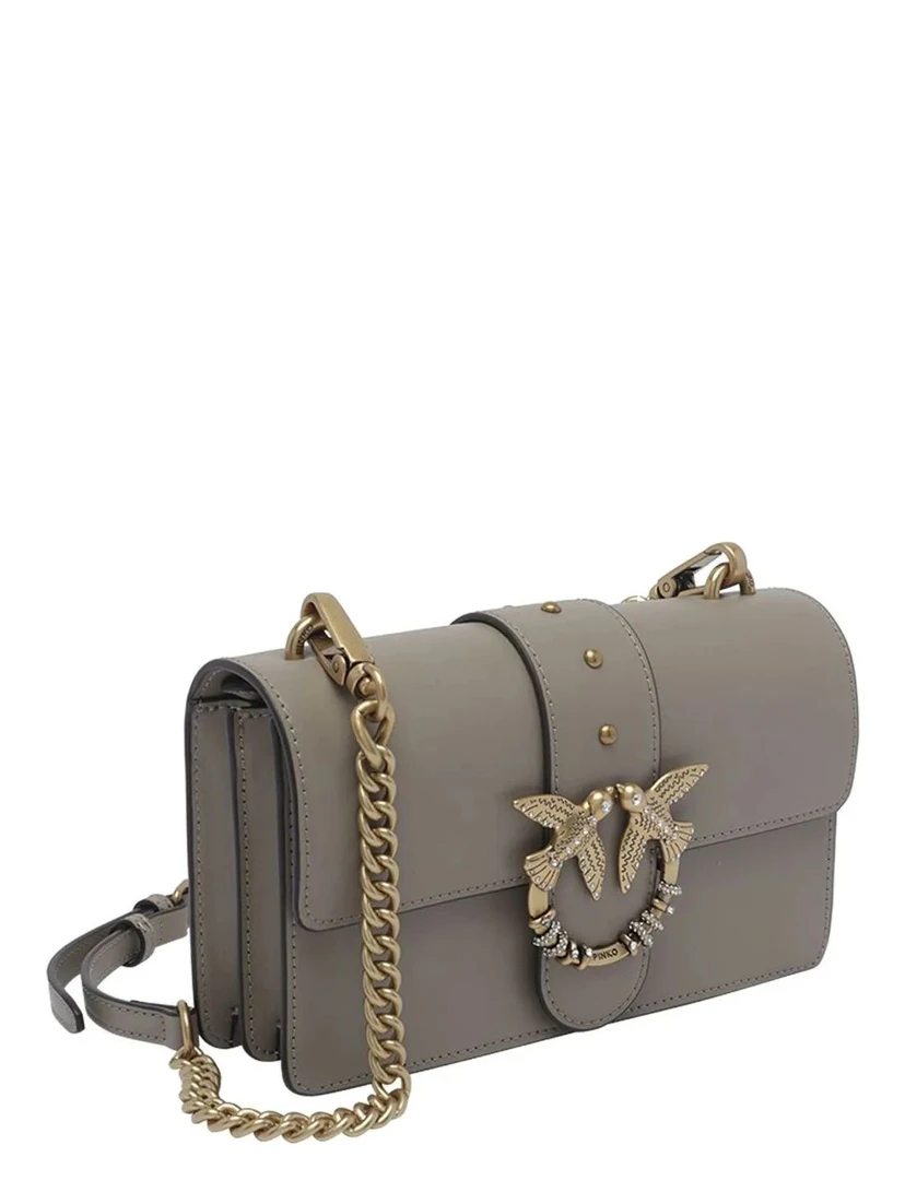 PINKO ONE MINI NEW BUCKLE handbag