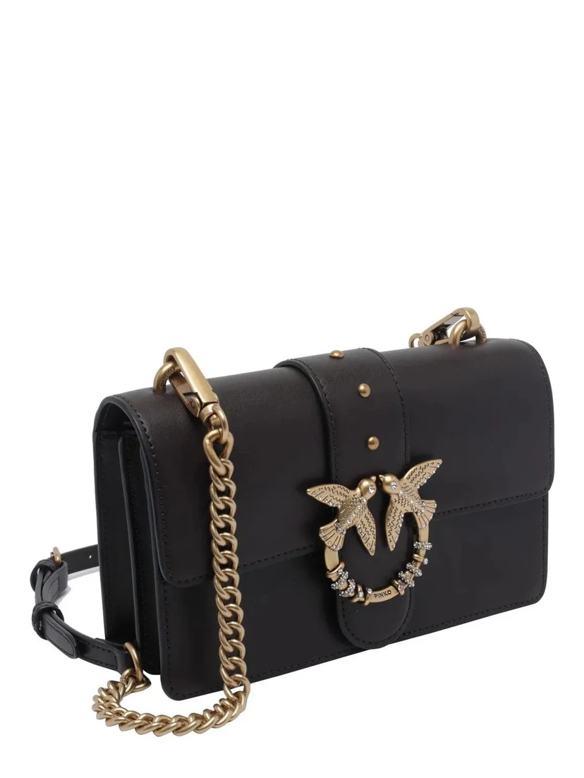 PINKO ONE MINI NEW BUCKLE handbag
