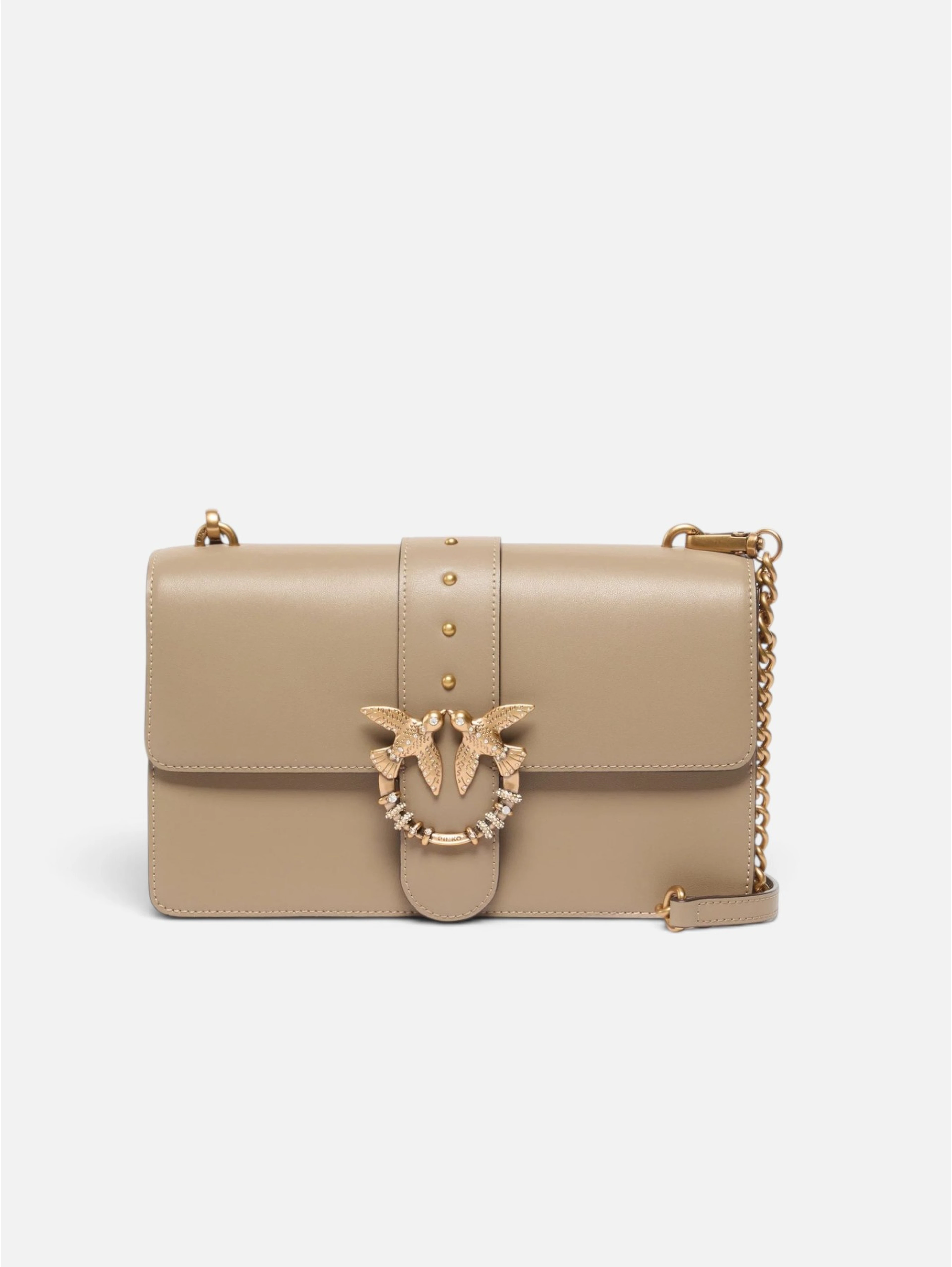 PINKO ONE CLASSIC NEW BUCKLE handbag