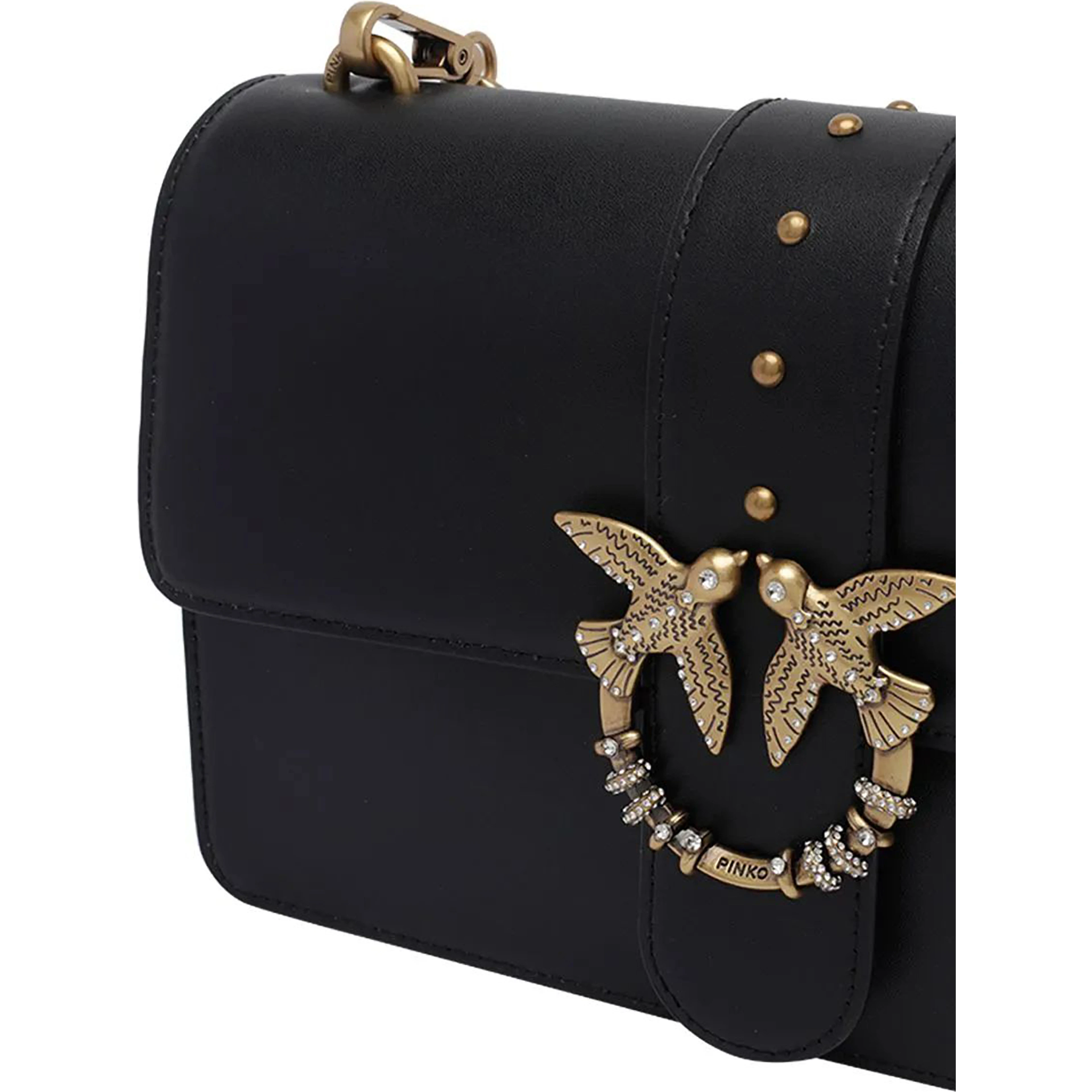 PINKO ONE CLASSIC NEW BUCKLE handbag