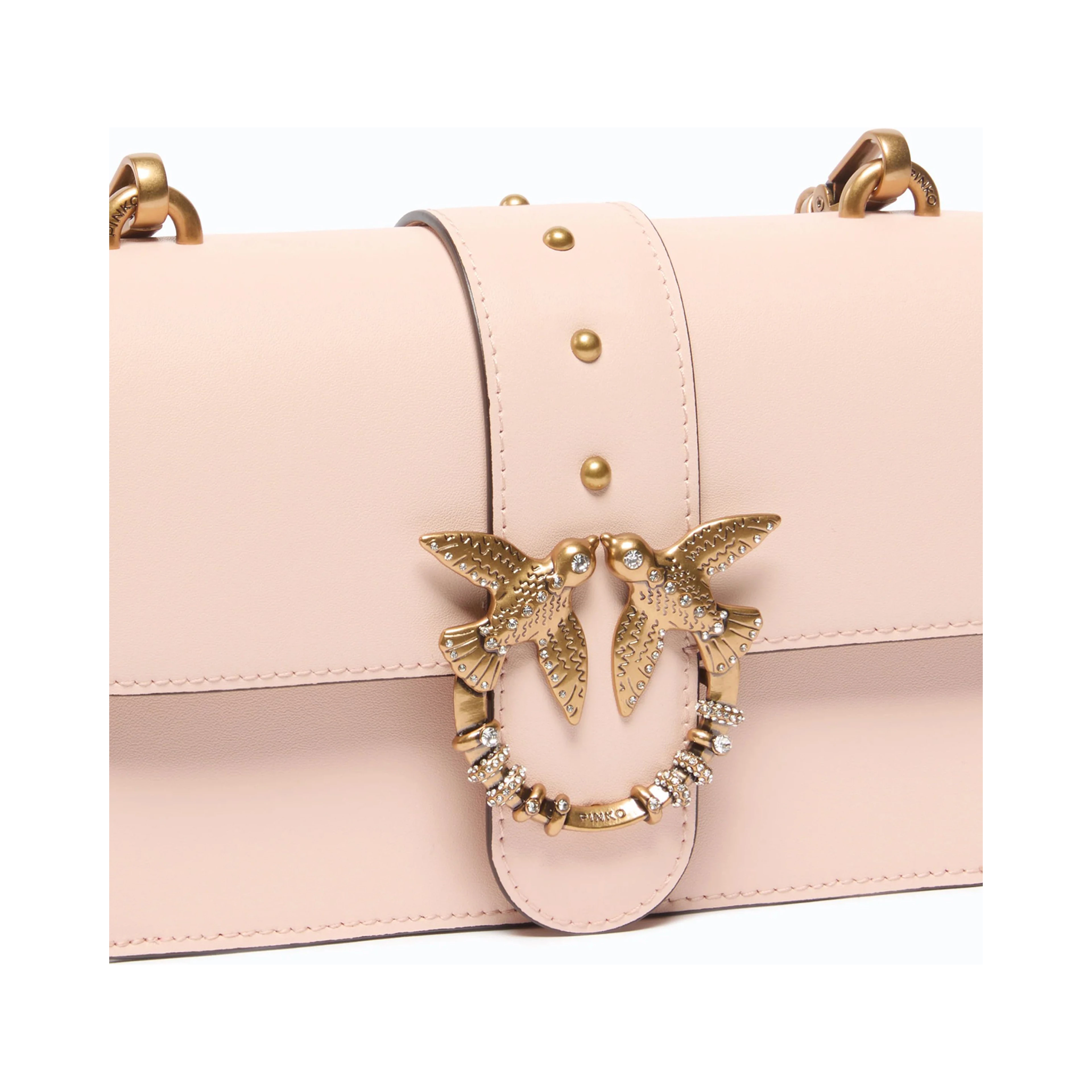 PINKO ONE MINI NEW BUCKLE handbag
