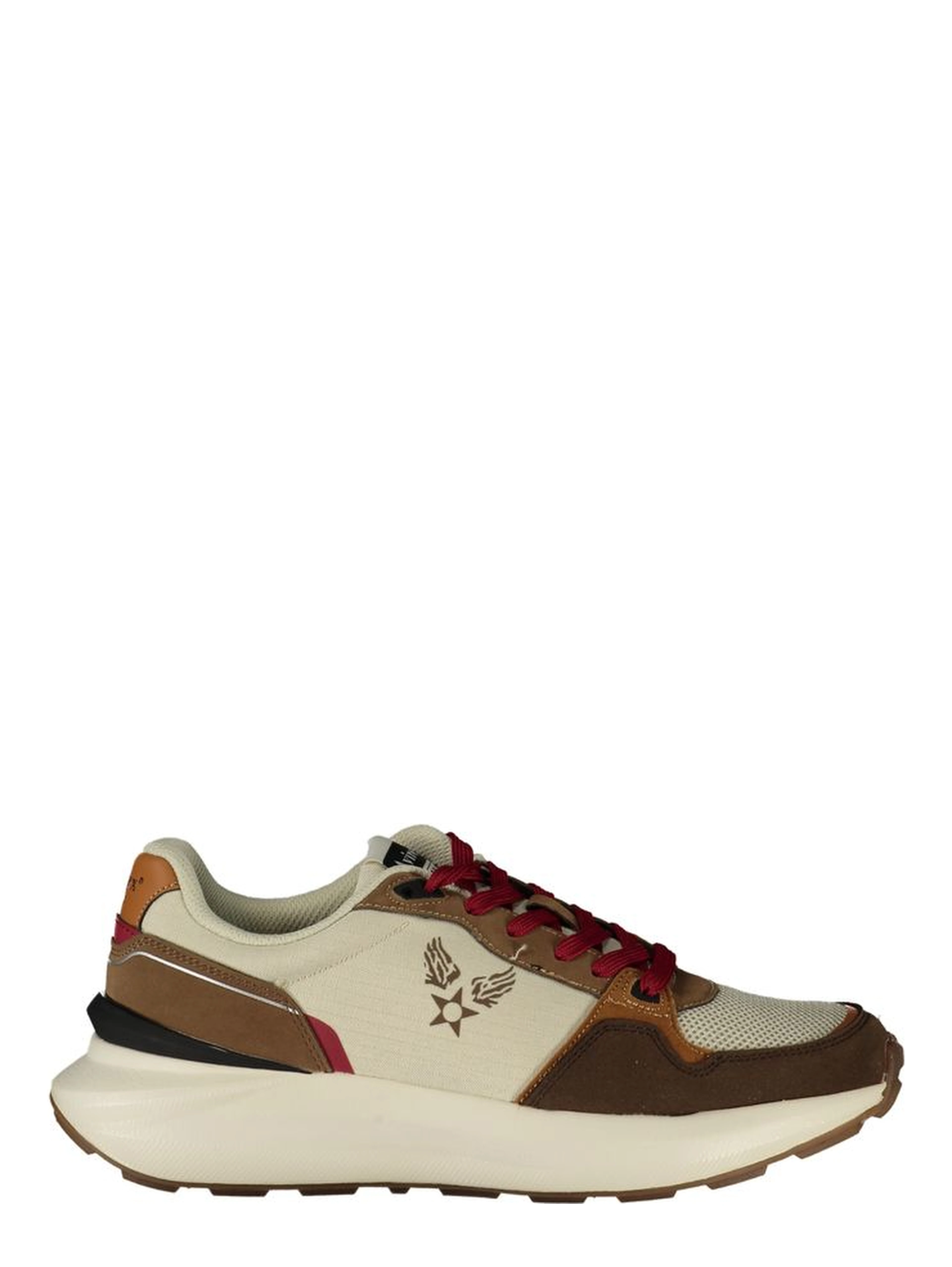Beige Polyurethane Men's Sneaker
