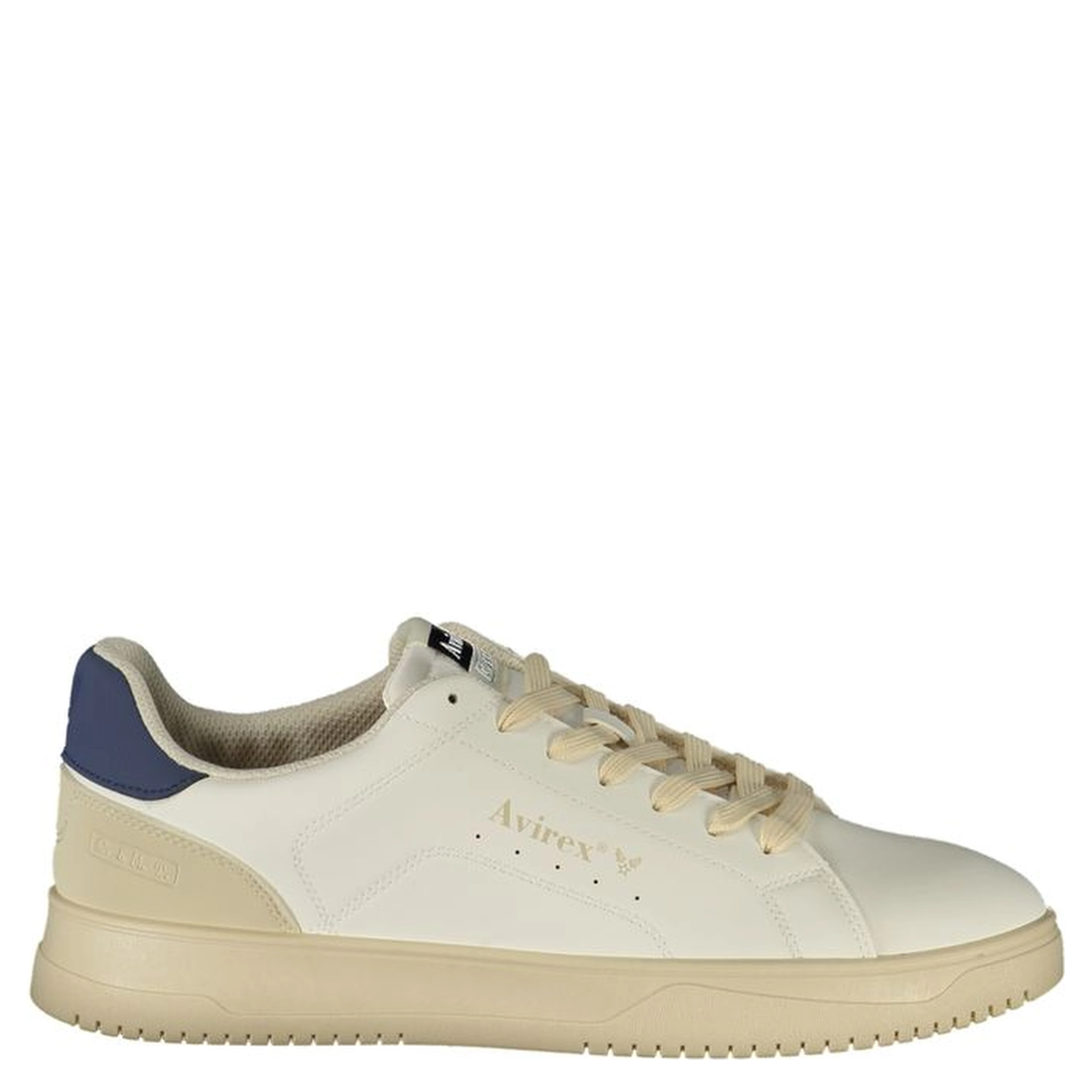 Bianco Polyurethane Uomo Sneaker