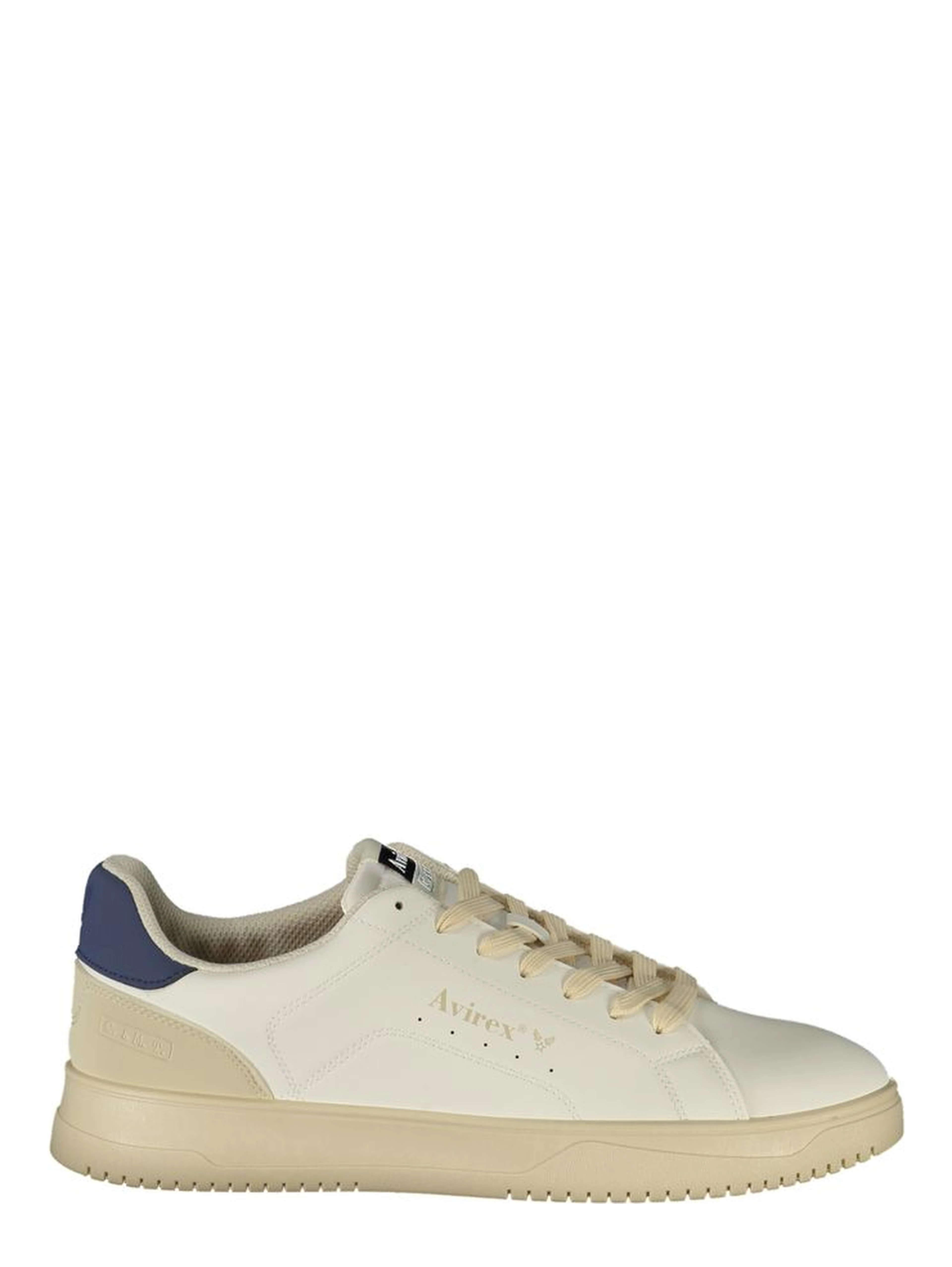 Bianco Polyurethane Uomo Sneaker