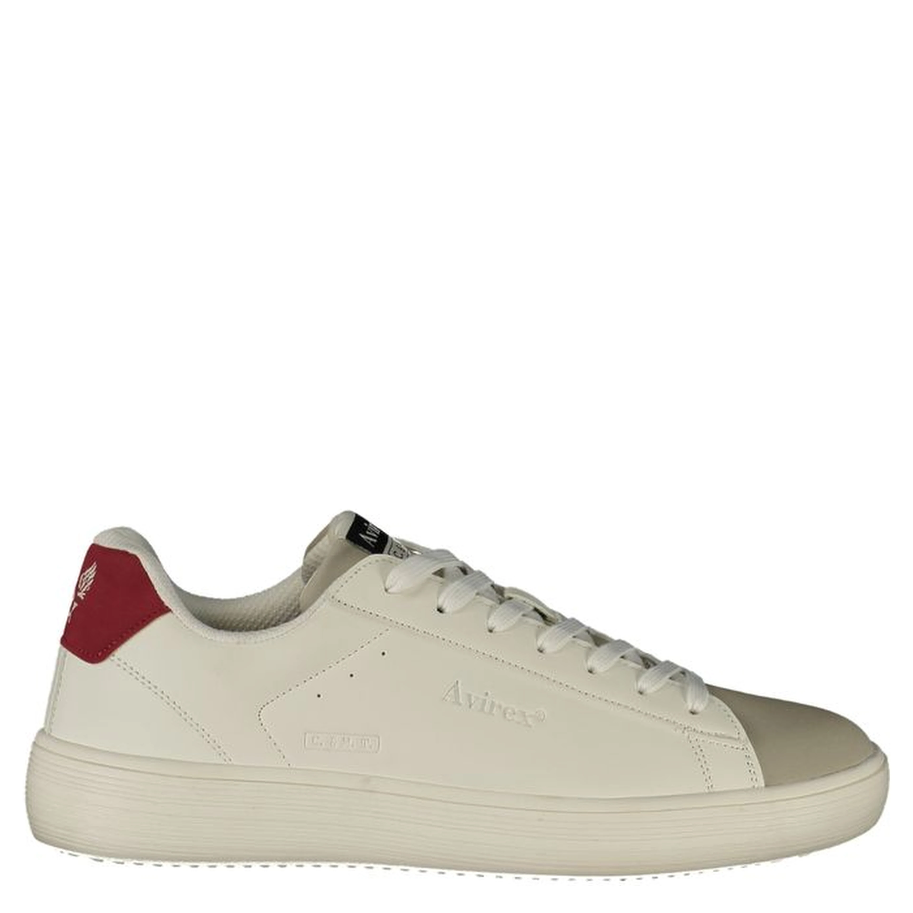 White Polyurethane Men's Sneaker