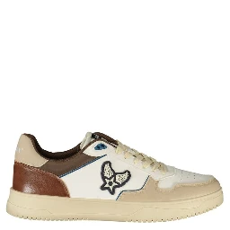 White Polyurethane Men's Sneaker