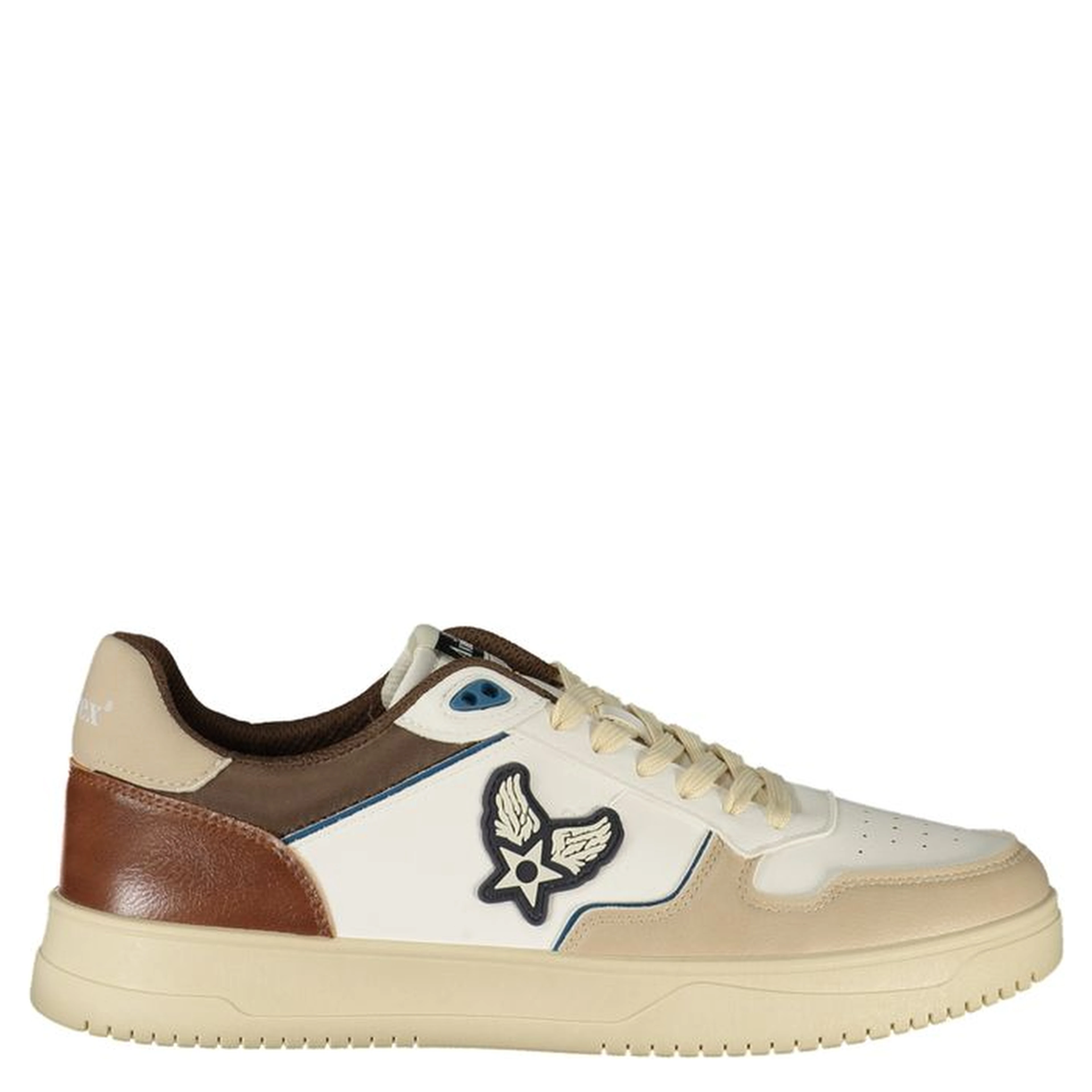 White Polyurethane Men's Sneaker