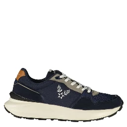 Blue Polyurethane Men's Sneaker