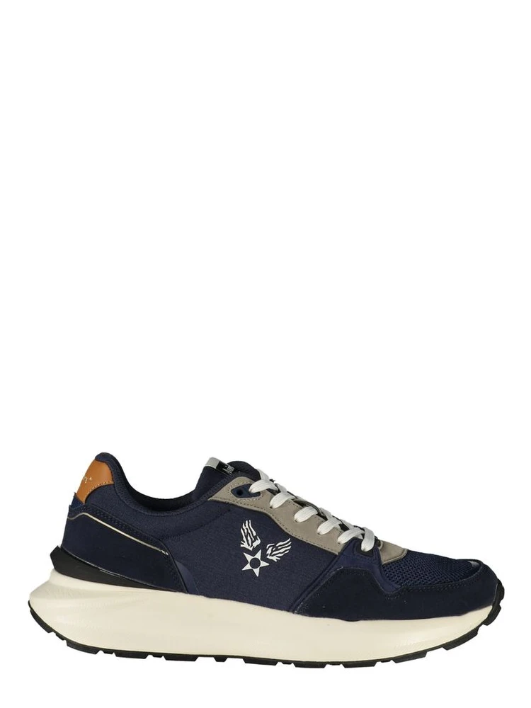 Blue Polyurethane Men's Sneaker