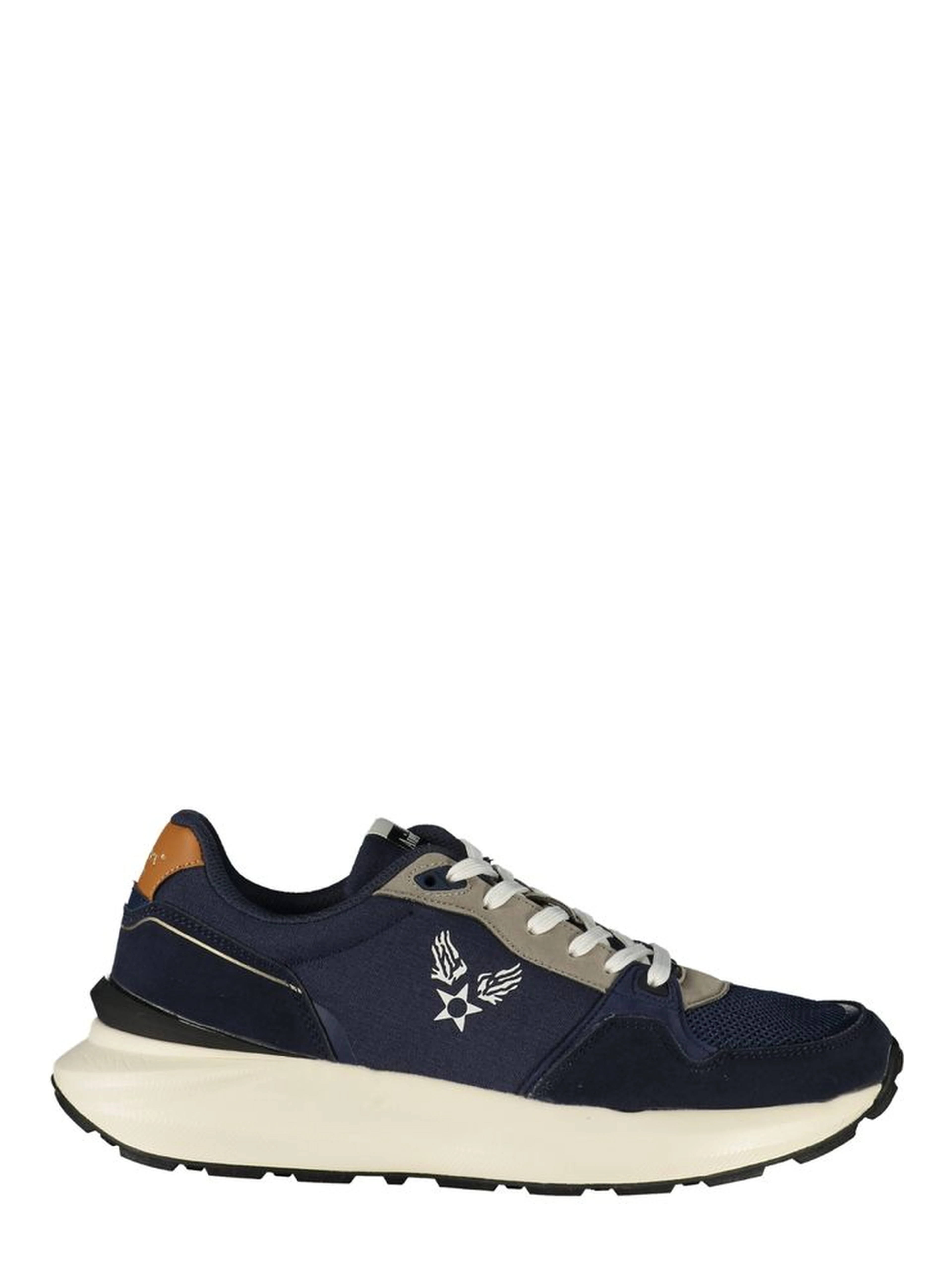 Blue Polyurethane Men's Sneaker