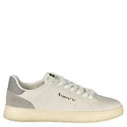 White Polyurethane Men's Sneaker