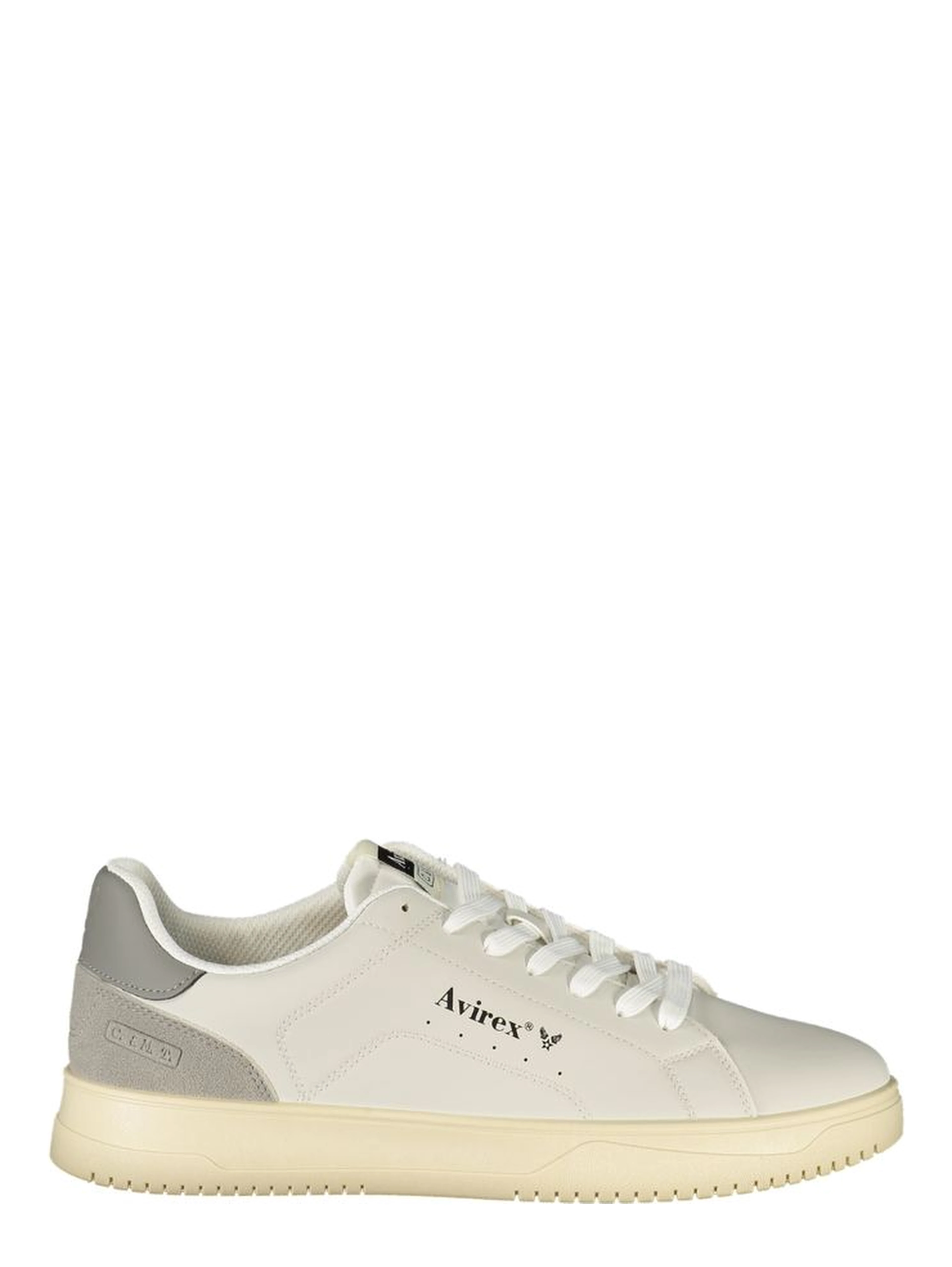 White Polyurethane Men's Sneaker