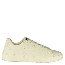 White Polyurethane Men's Sneaker