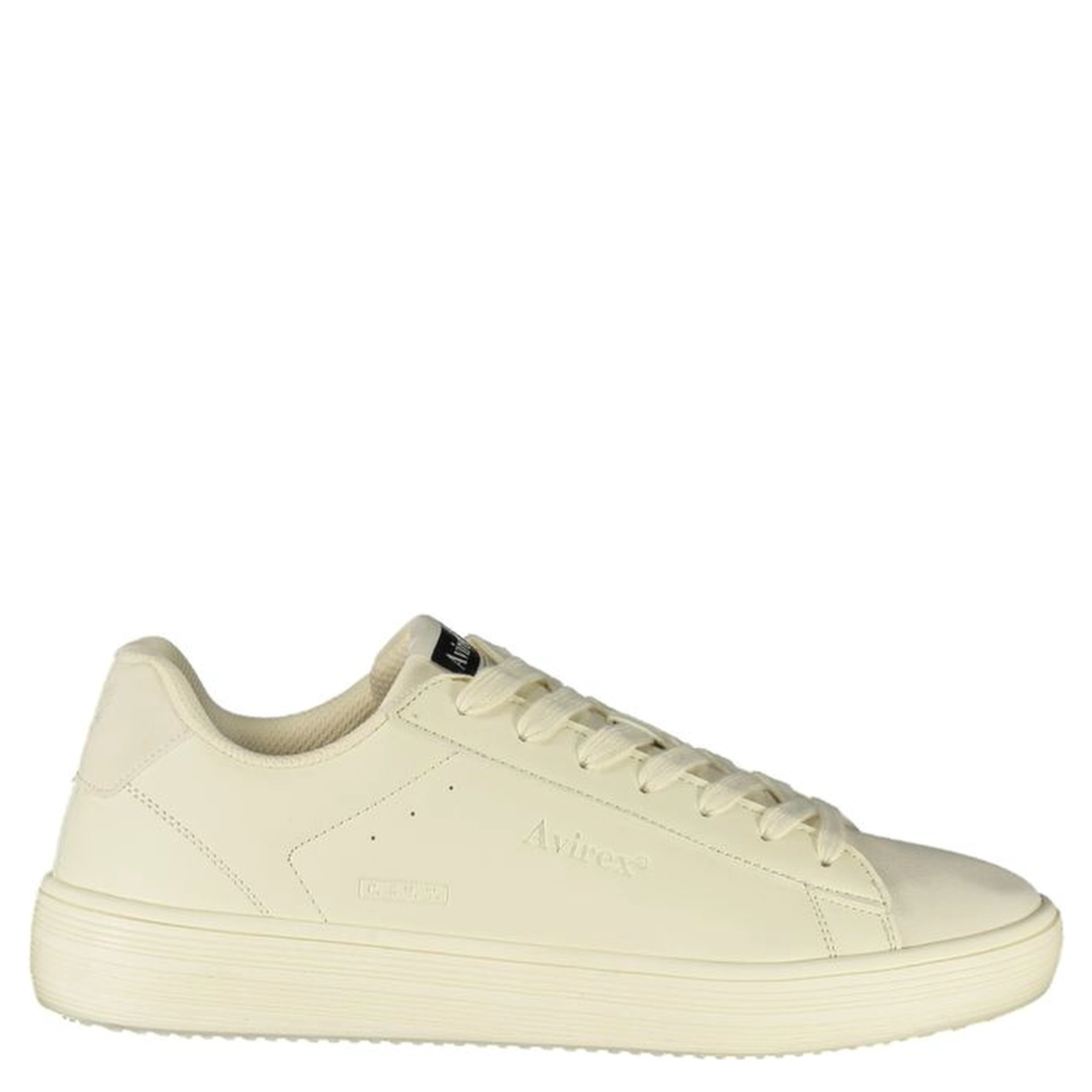 White Polyurethane Men's Sneaker