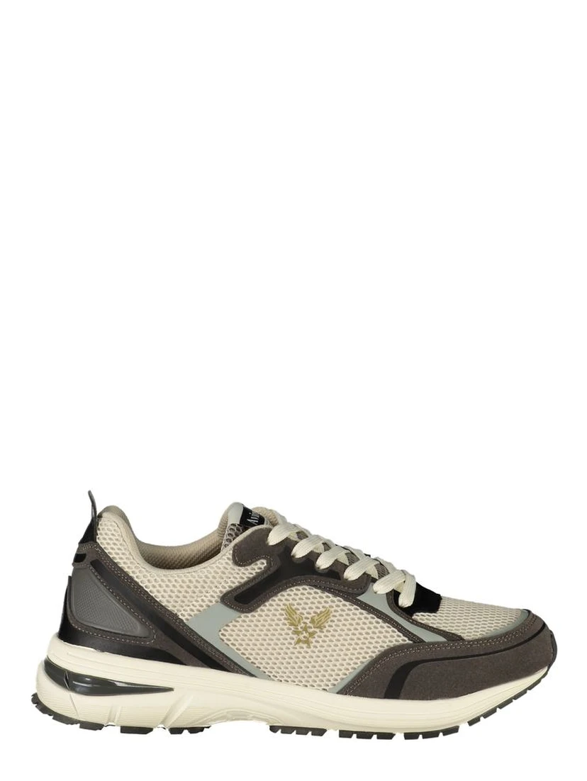 Bianco Polyurethane Uomo Sneaker