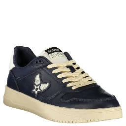 Blue Polyurethane Men's Sneaker
