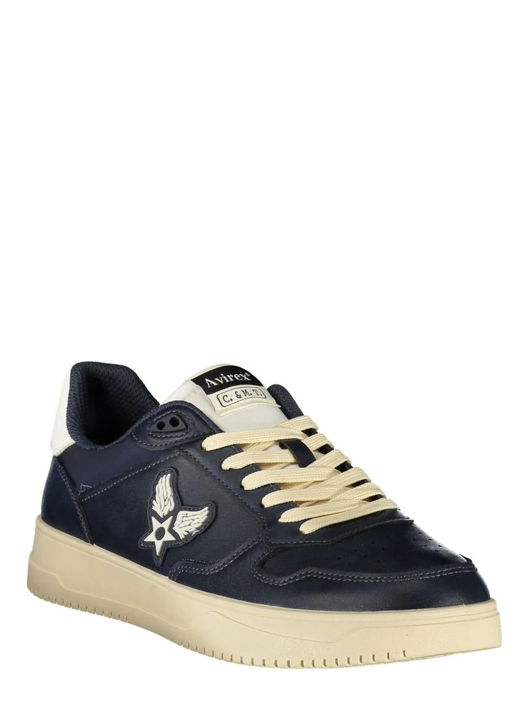 Blue Polyurethane Men's Sneaker alternative
