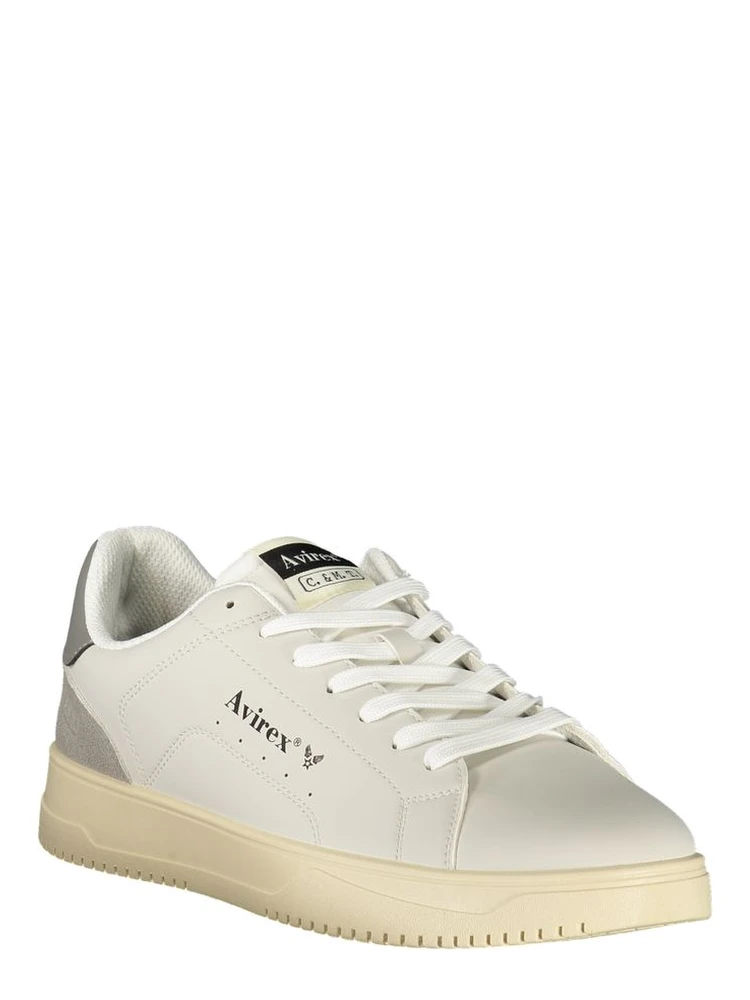 White Polyurethane Men's Sneaker alternative