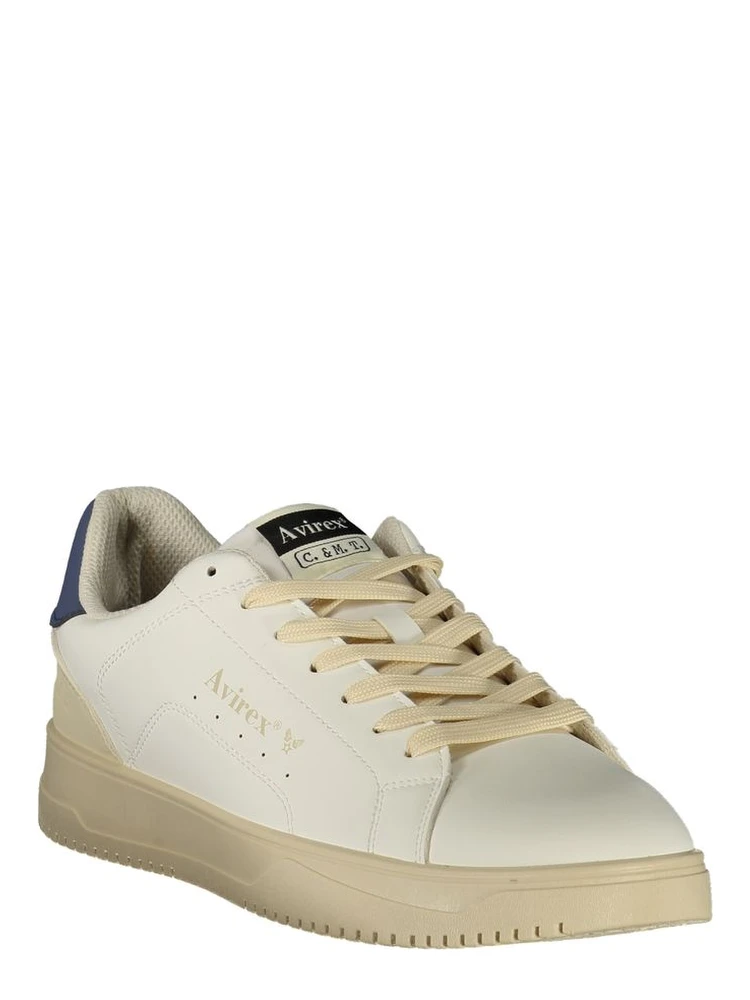 Bianco Polyurethane Uomo Sneaker alternative