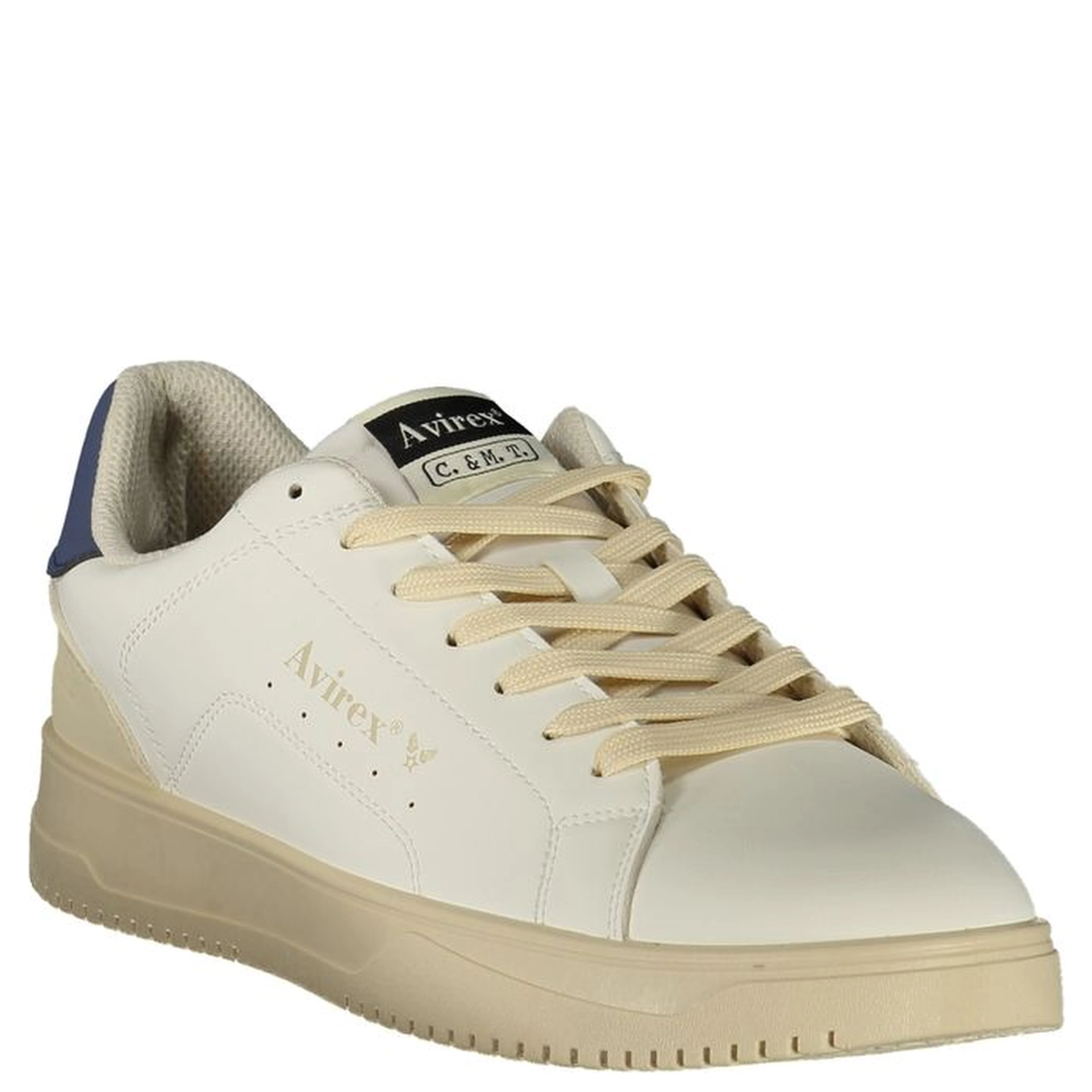 Bianco Polyurethane Uomo Sneaker