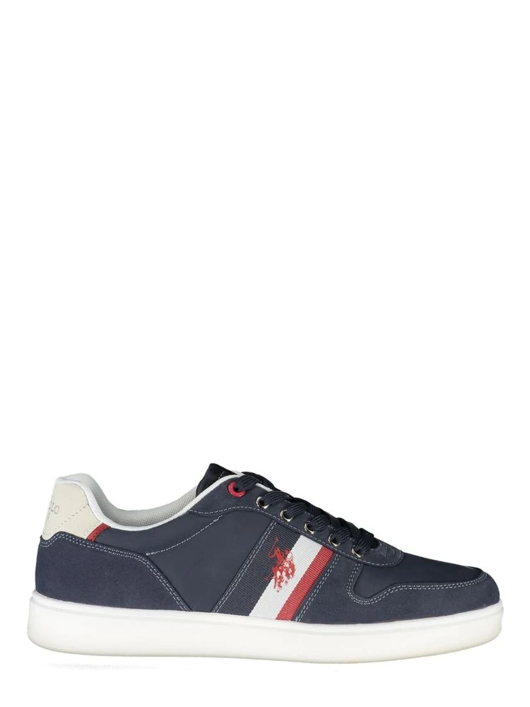Blue Polyurethane Men's Sneaker