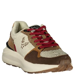Beige Polyurethane Men's Sneaker