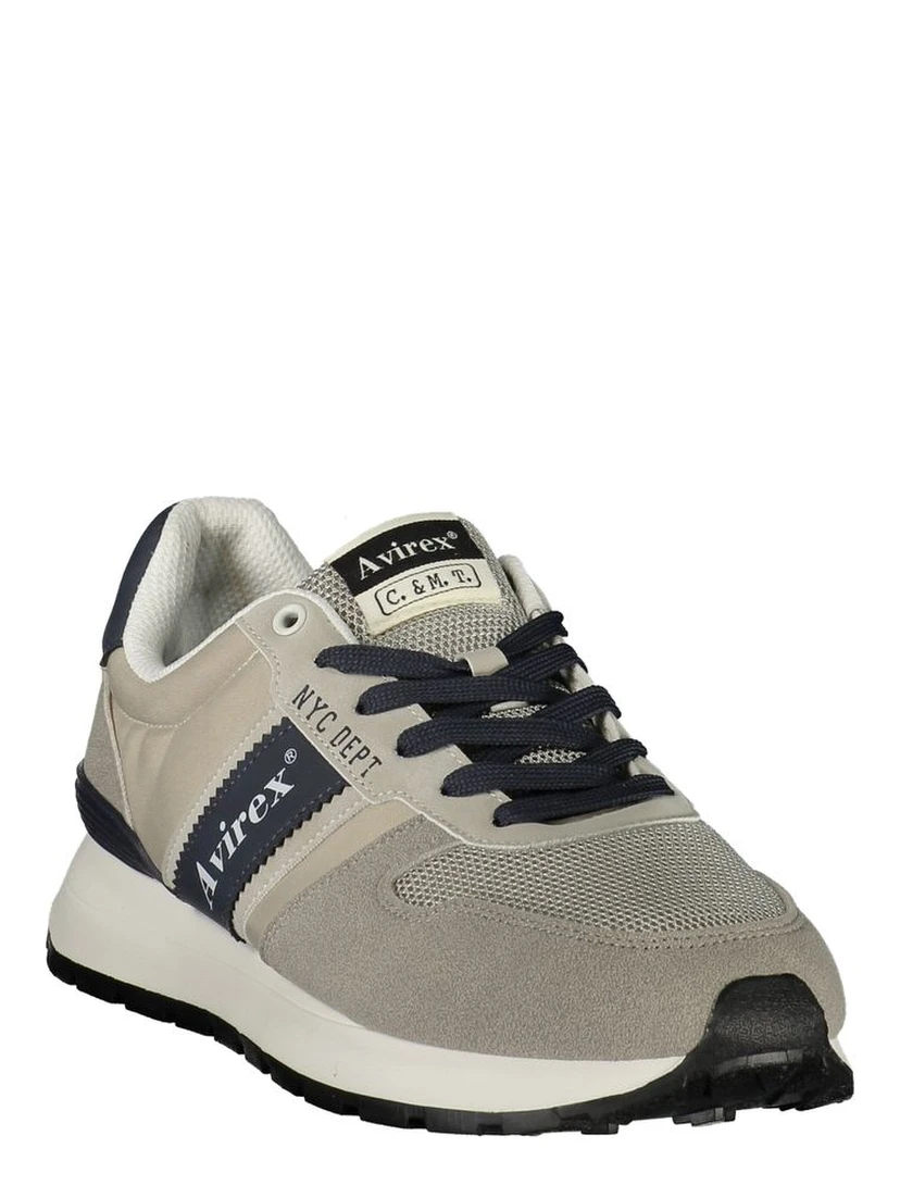 Gray Polyurethane Men's Sneaker