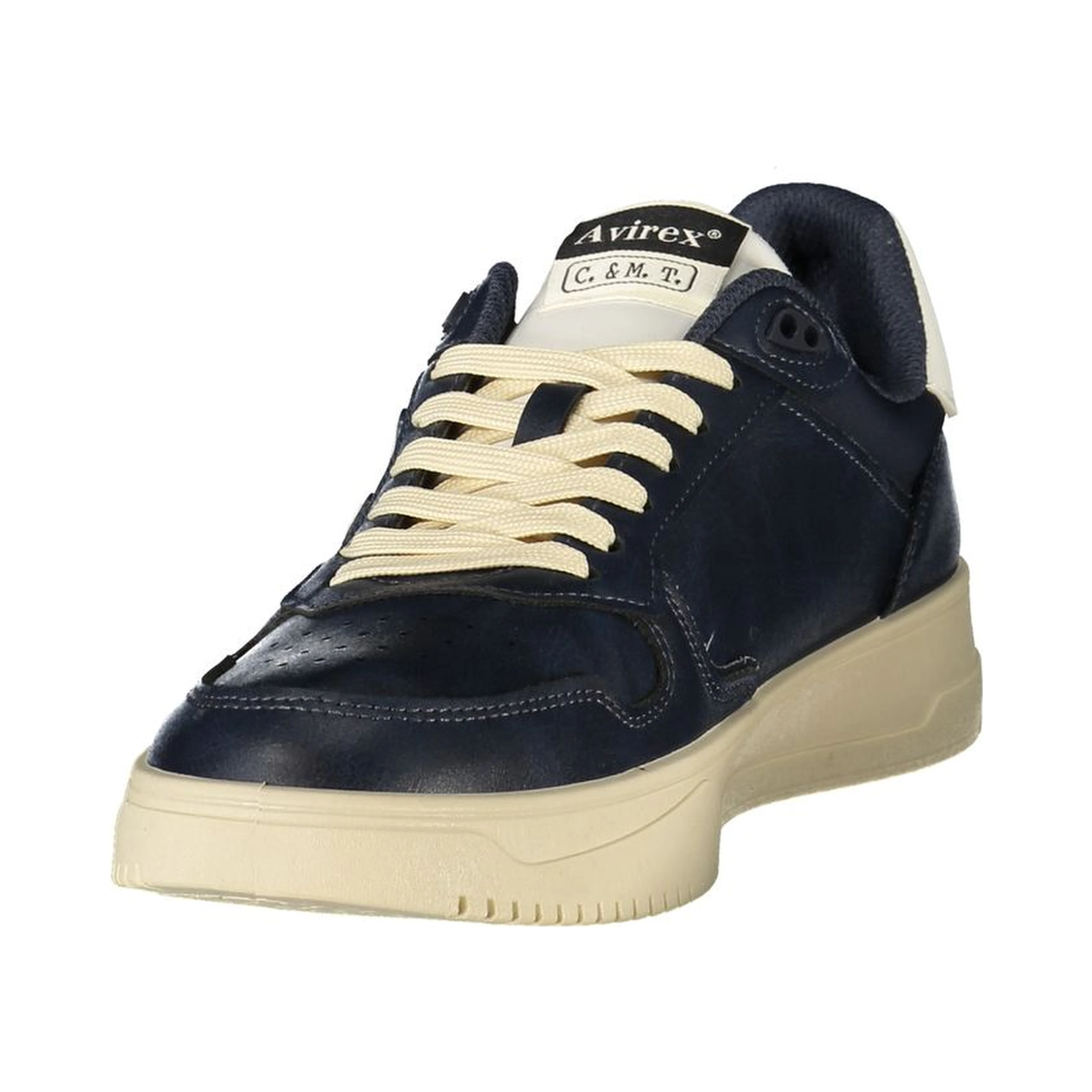 Blue Polyurethane Men's Sneaker
