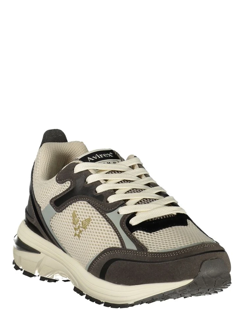 Bianco Polyurethane Uomo Sneaker