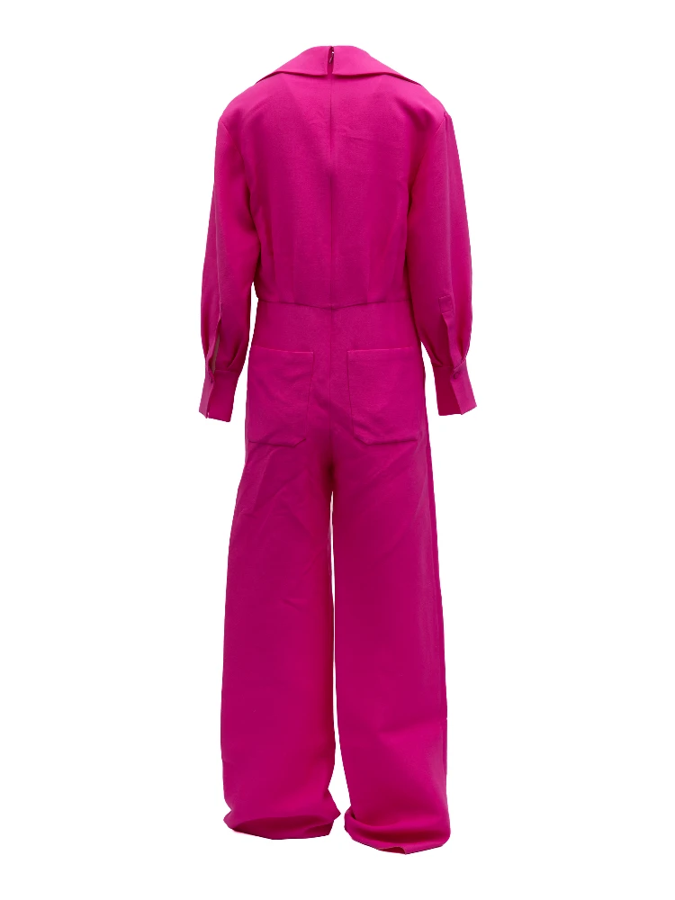 Pink Wide-Leg Jumpsuit
