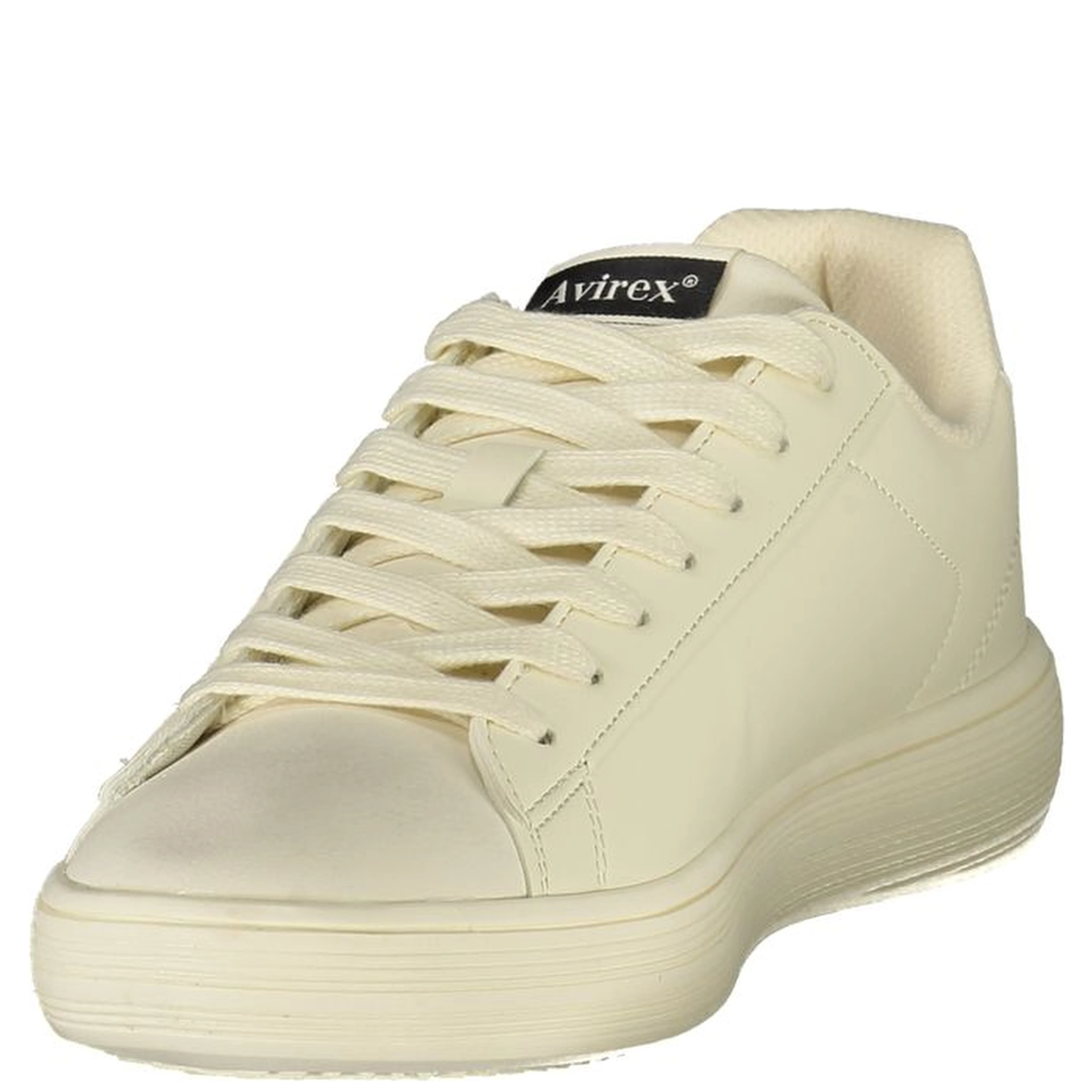 White Polyurethane Men's Sneaker