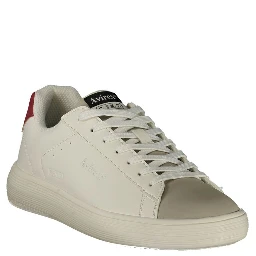 White Polyurethane Men's Sneaker