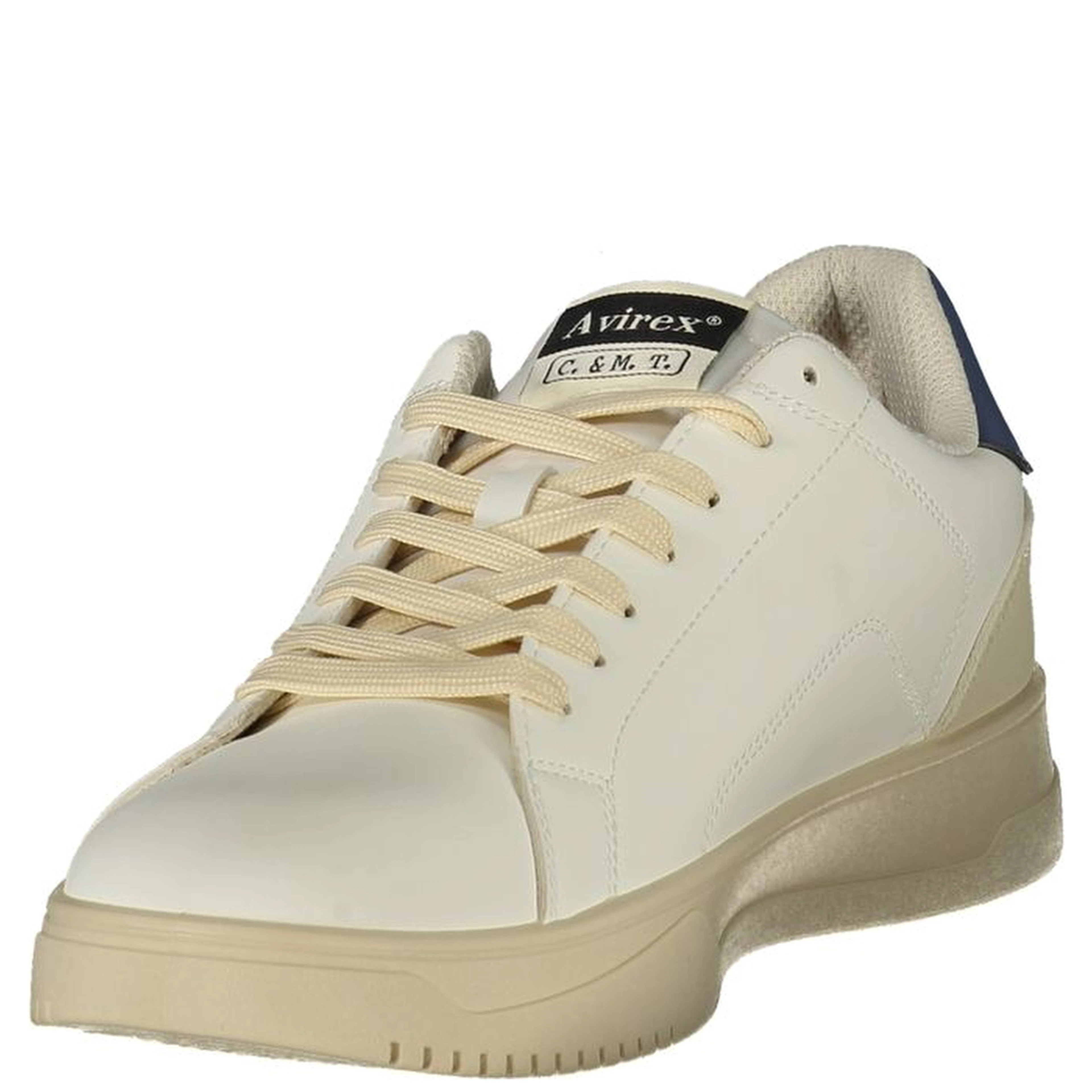 Bianco Polyurethane Uomo Sneaker