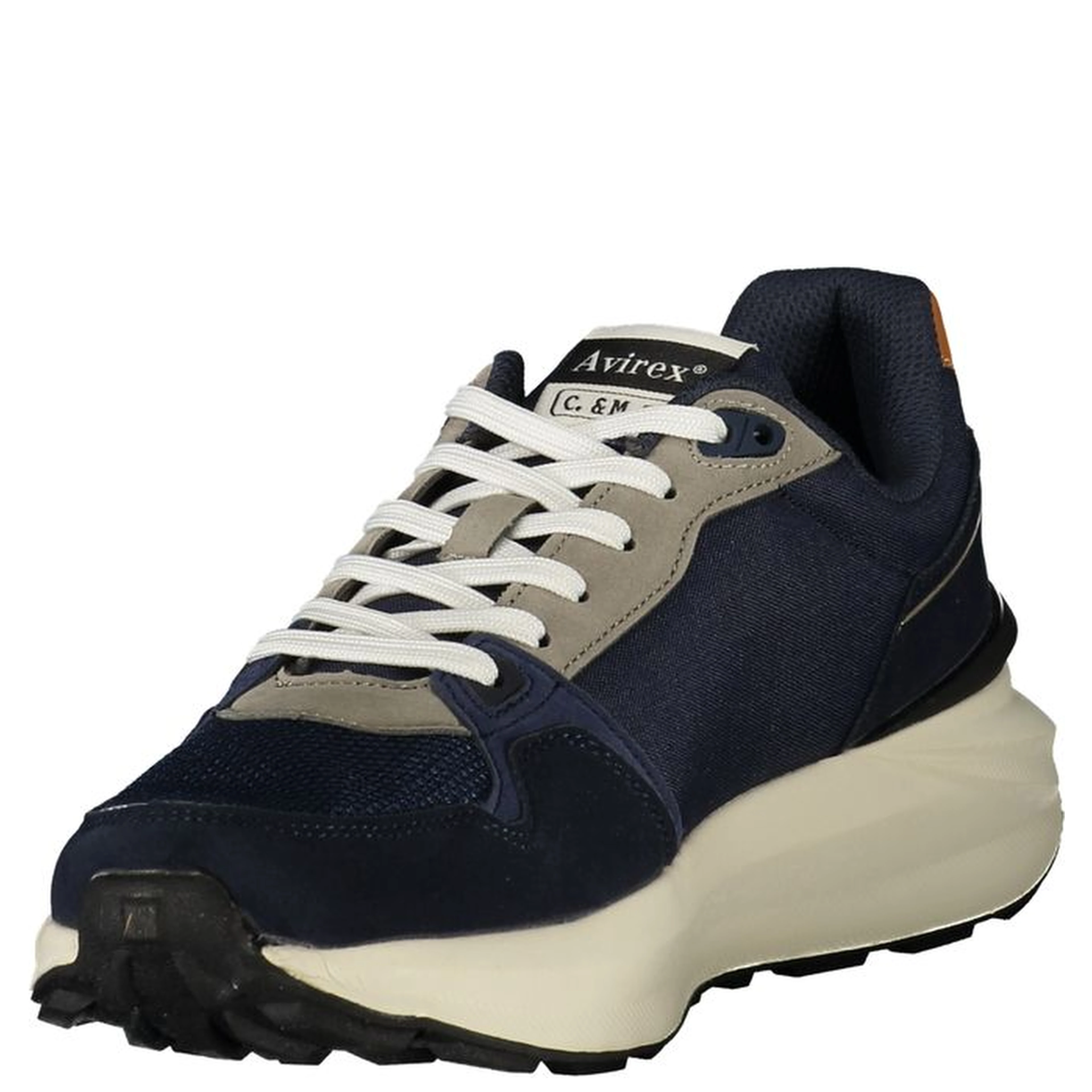 Blue Polyurethane Men's Sneaker