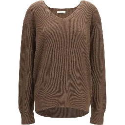 Brown Cotton Sweatshirt