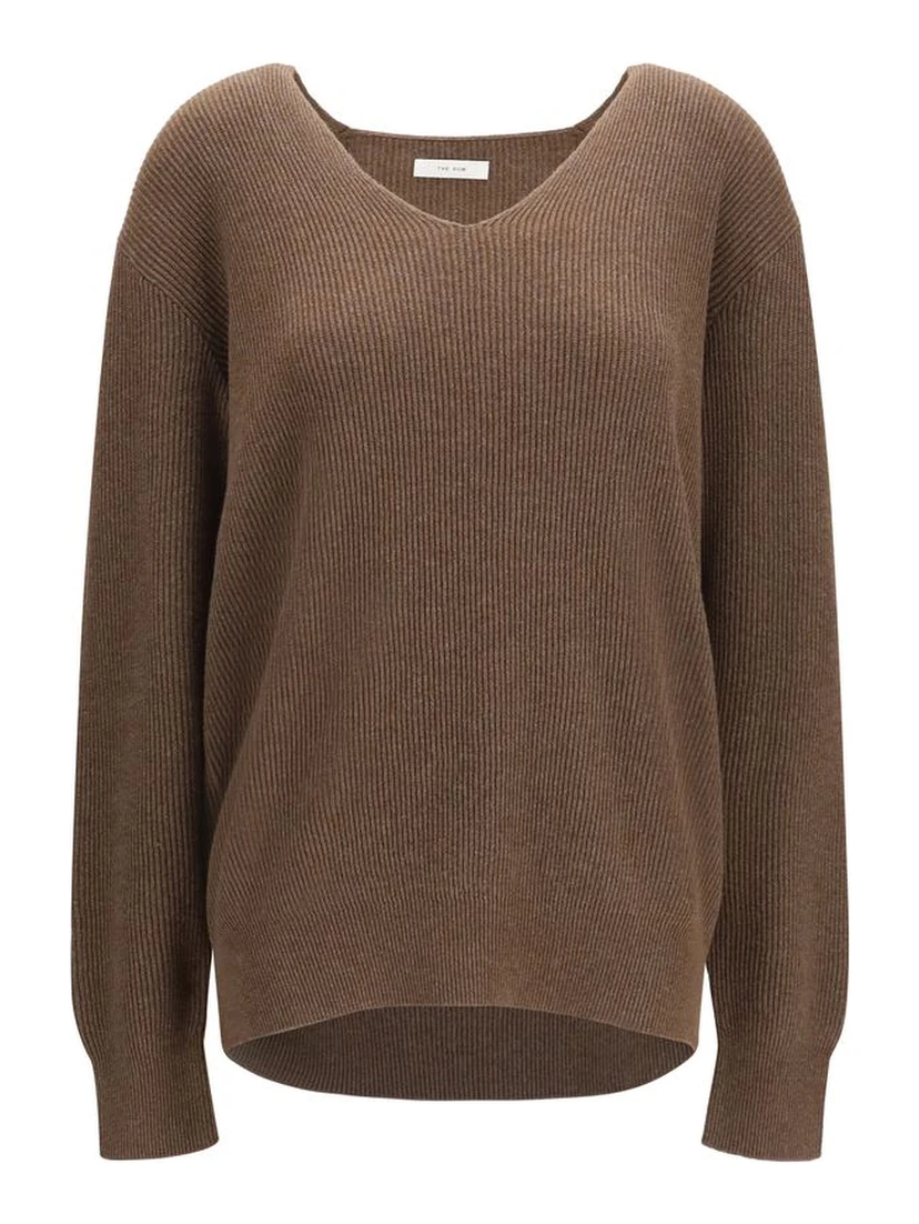 Brown Cotton Sweatshirt