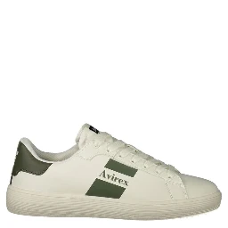 White Polyurethane Men's Sneaker