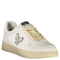 White Polyurethane Men's Sneaker