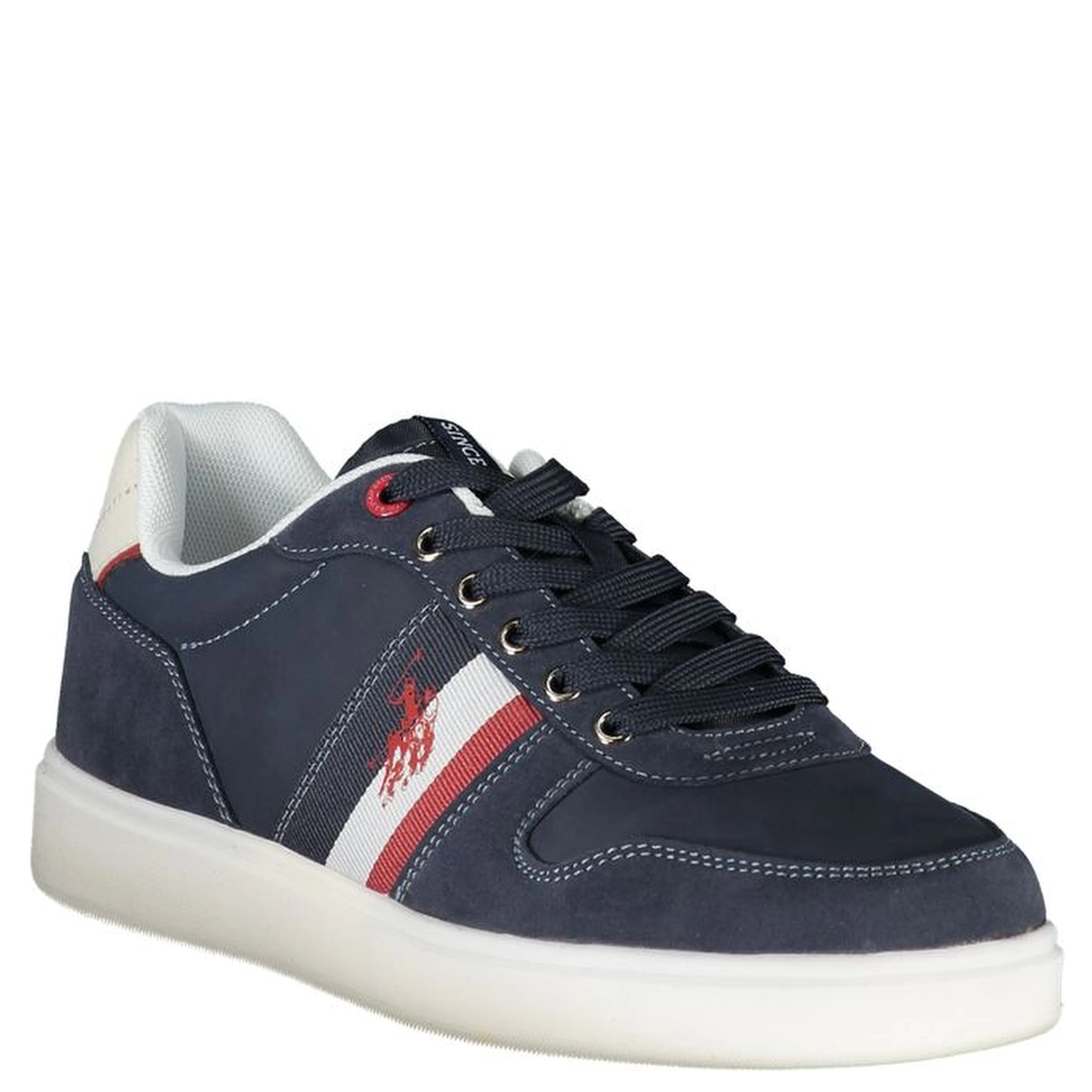 Blue Polyurethane Men's Sneaker
