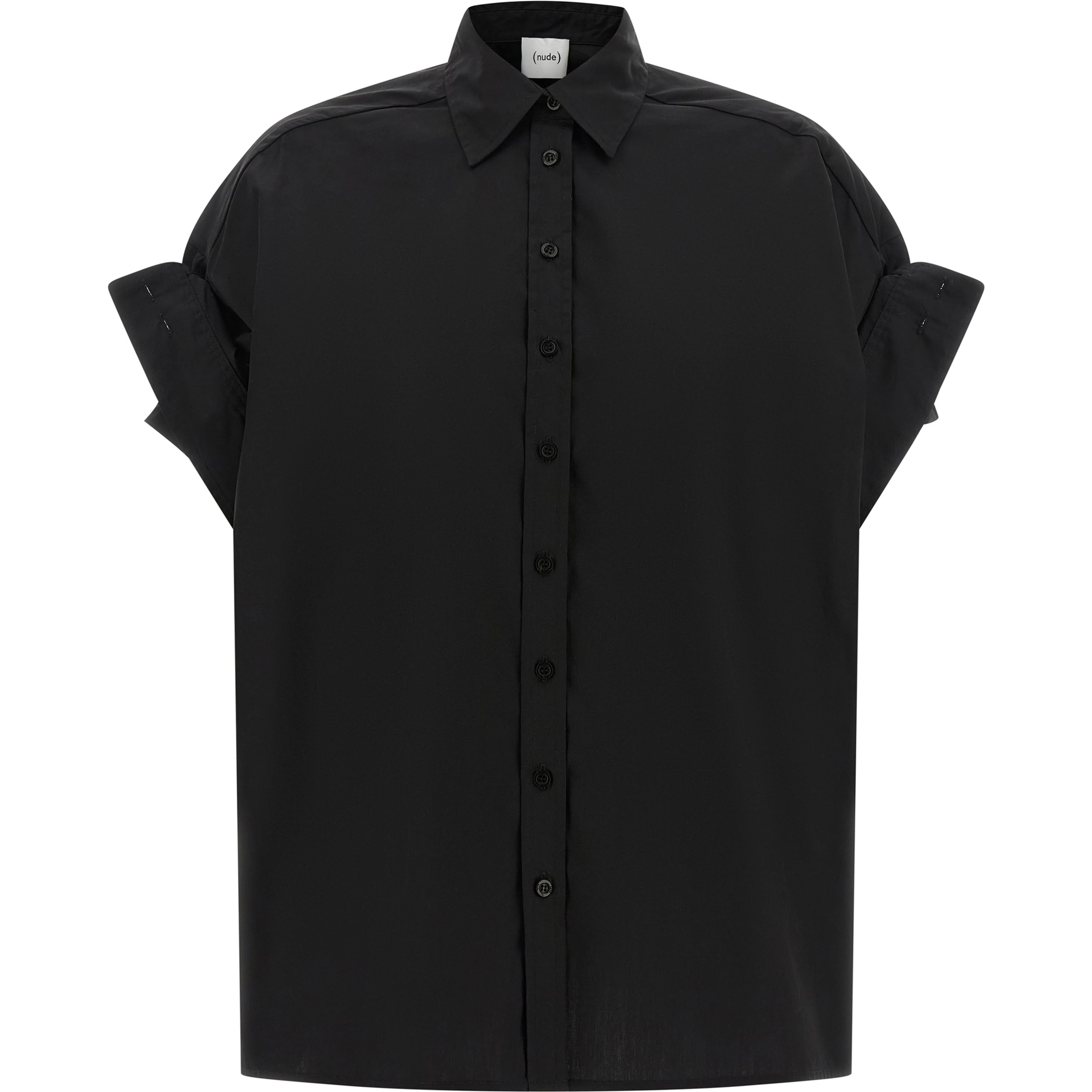 Black Cotton Blouse