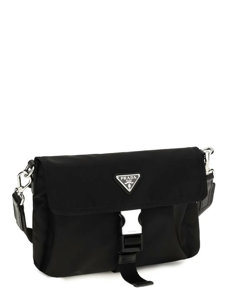 Black Recycled Polyamide Shoulder Bag alternative