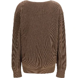 Brown Cotton Sweatshirt
