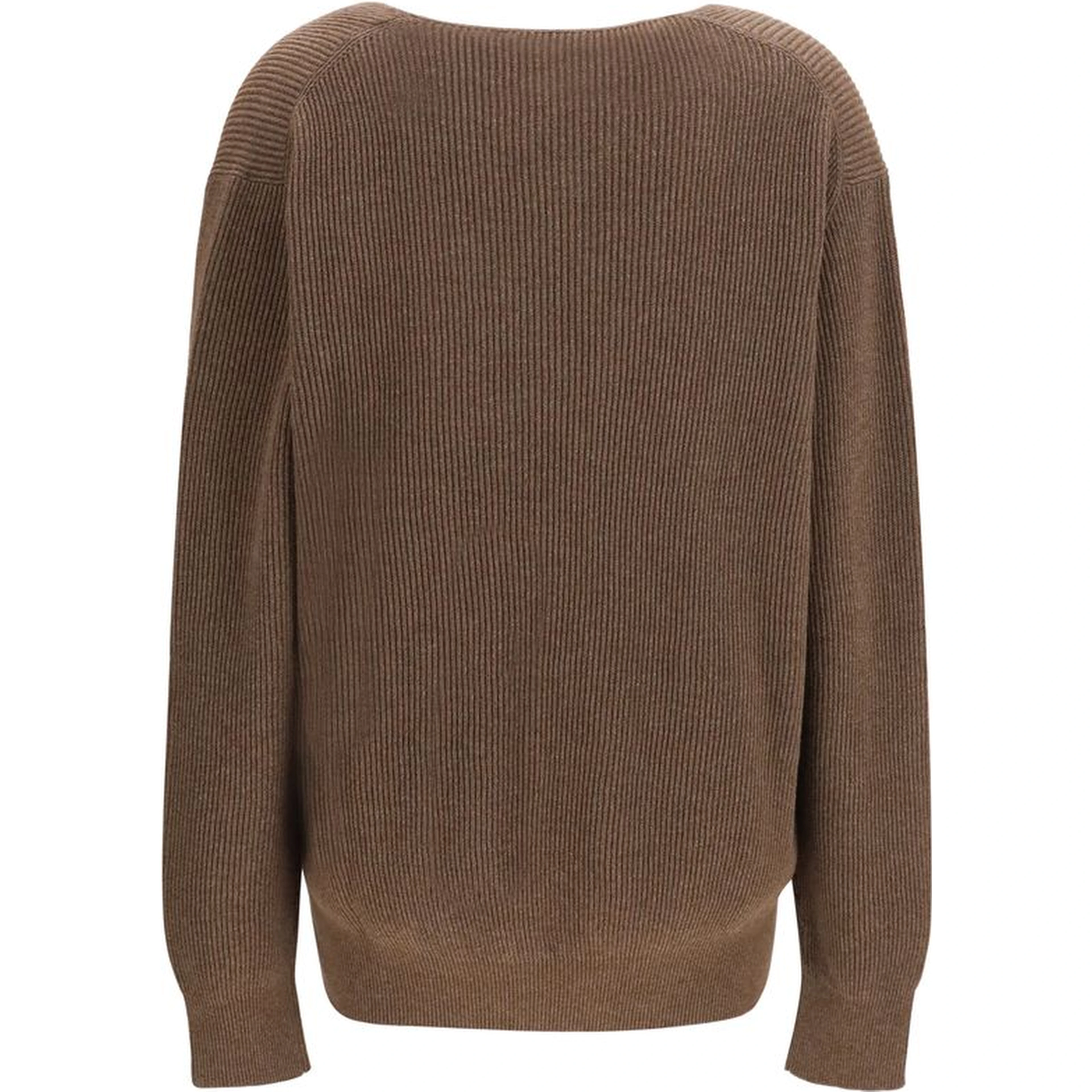 Brown Cotton Sweatshirt