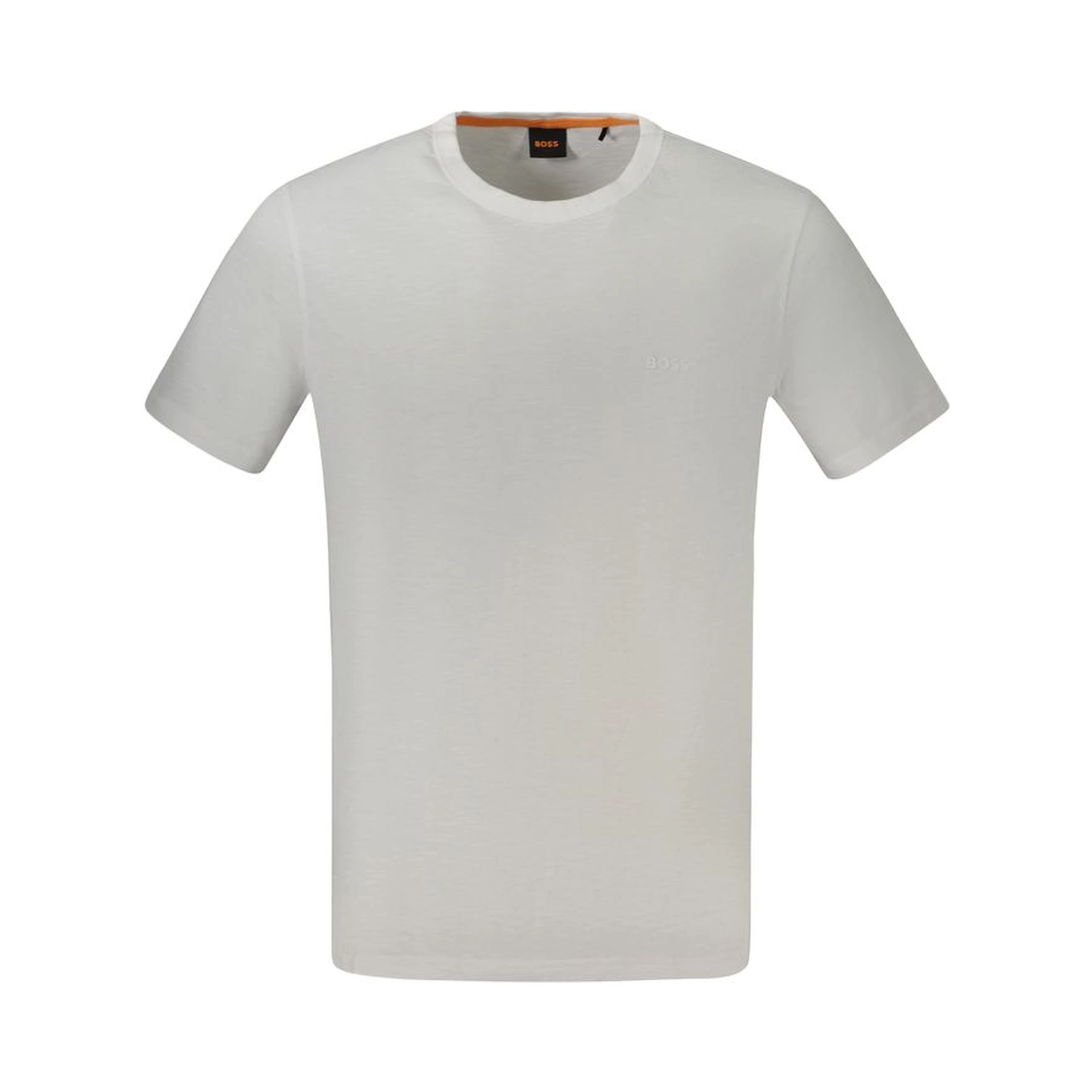 White Cotton Mens T-Shirt