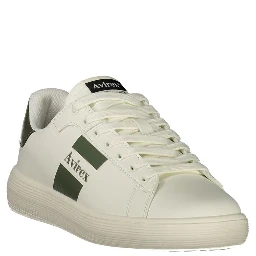 White Polyurethane Men's Sneaker