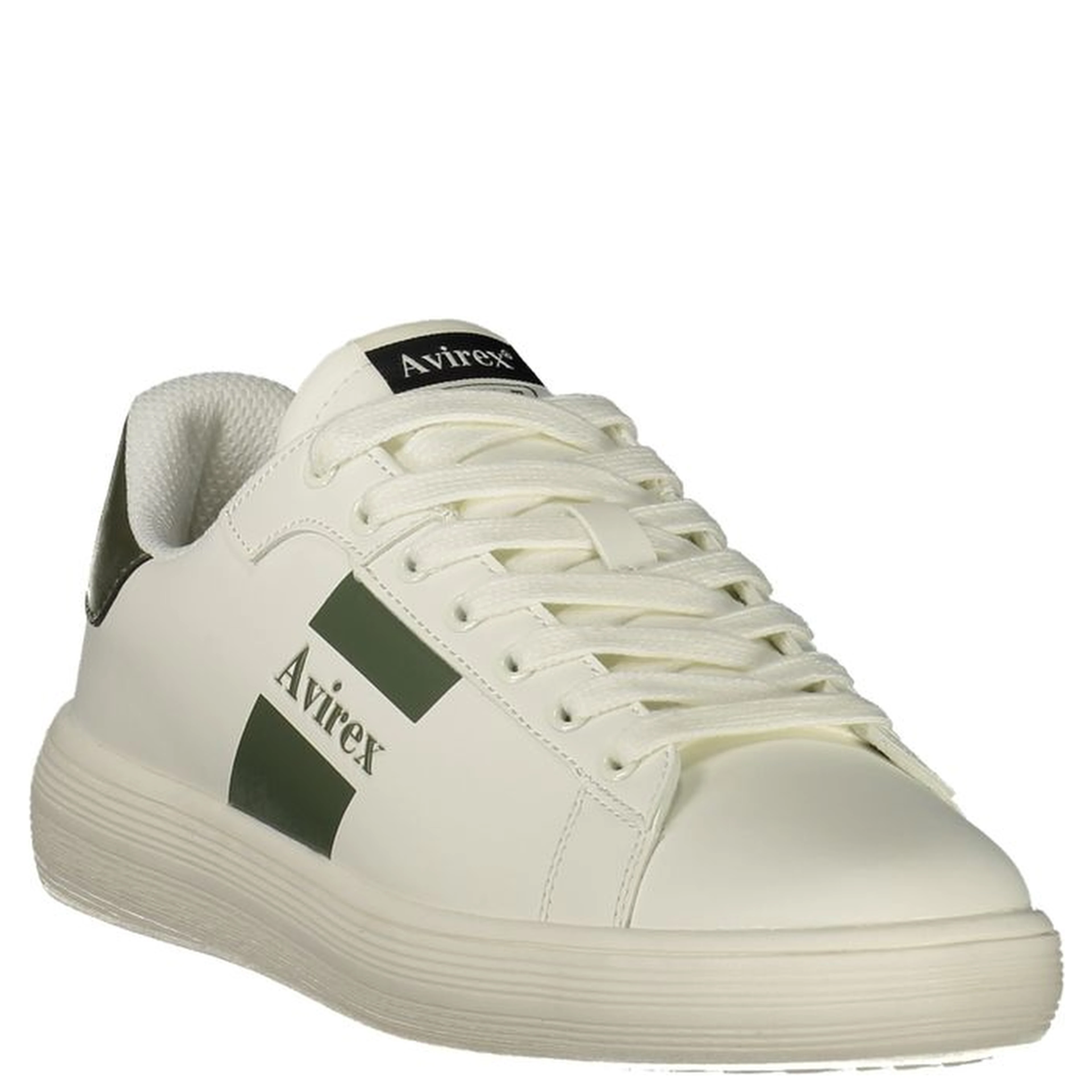 White Polyurethane Men's Sneaker